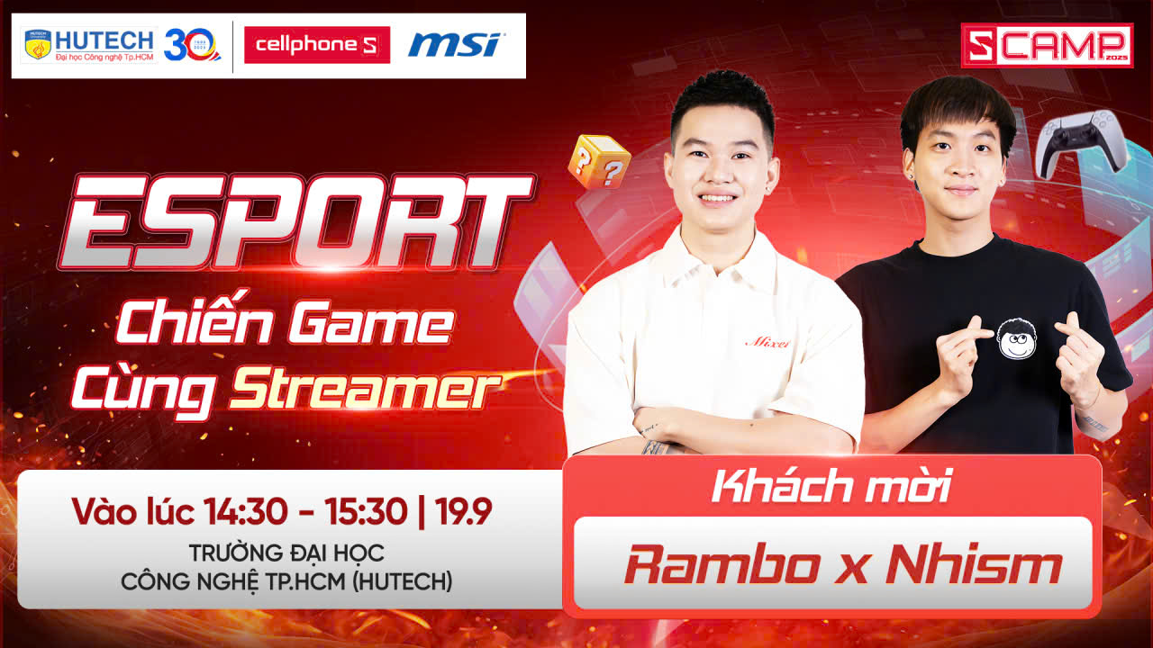 Hutech - 🎮 SCAMP 2025 gọi tên các fan PUBG đây rồi! 🚀Bạn có dám đối ...