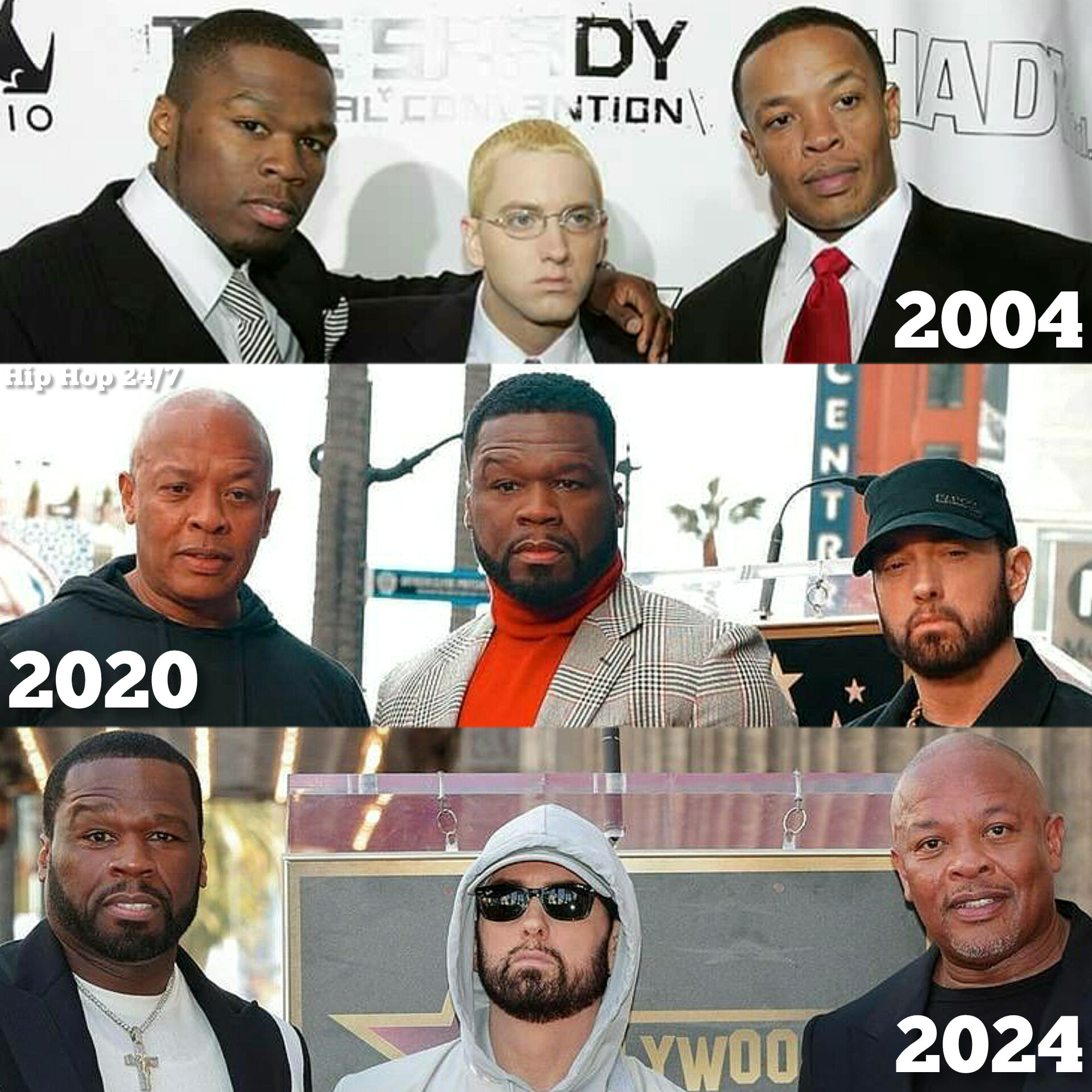 Dr Dre, Eminem & 50 Cent 🔥 Before x Now 🖤