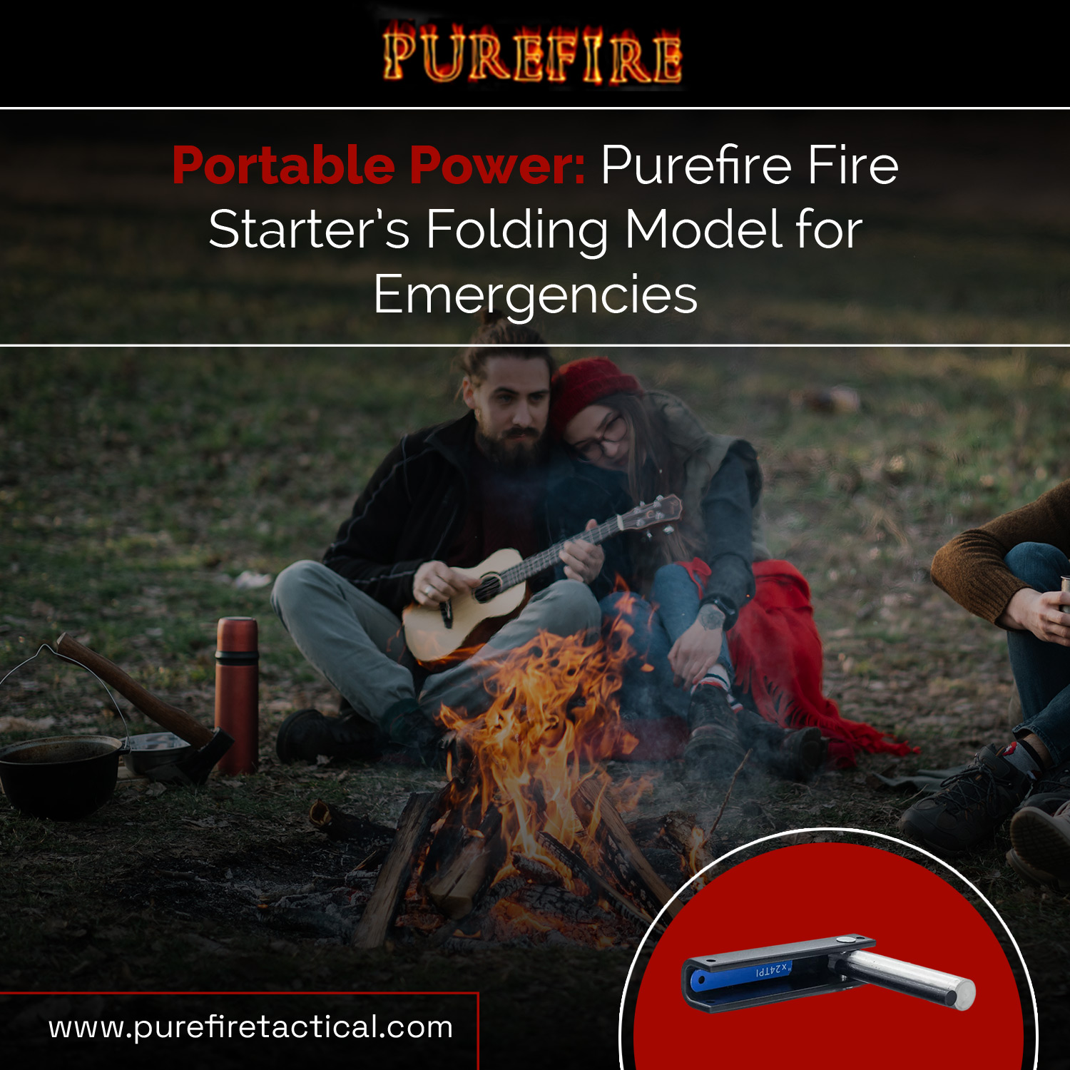 Purefire - Purefire Fire Starter's Folding Model, priced at $44.95 ...