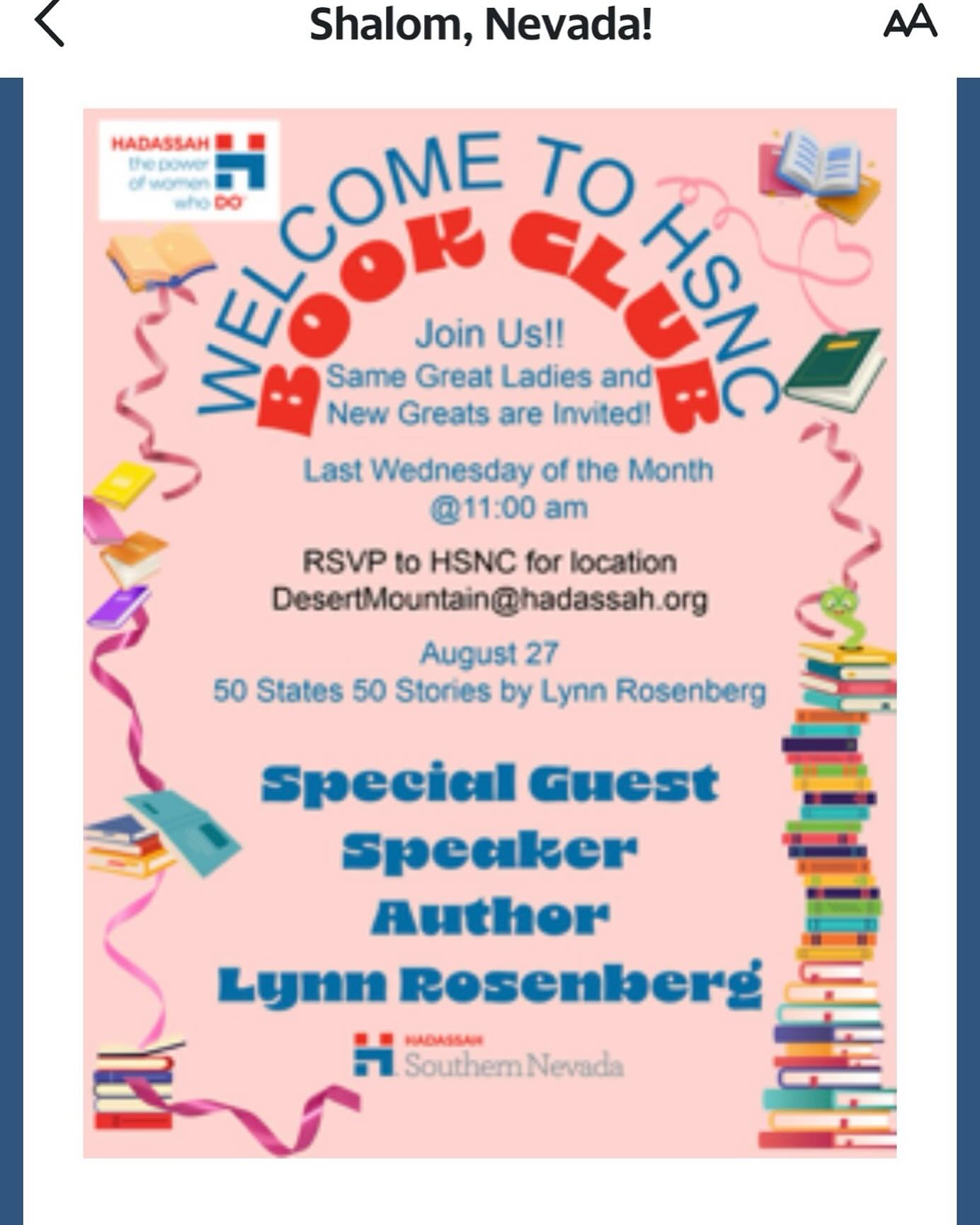 Lynn S. Rosenberg, Author