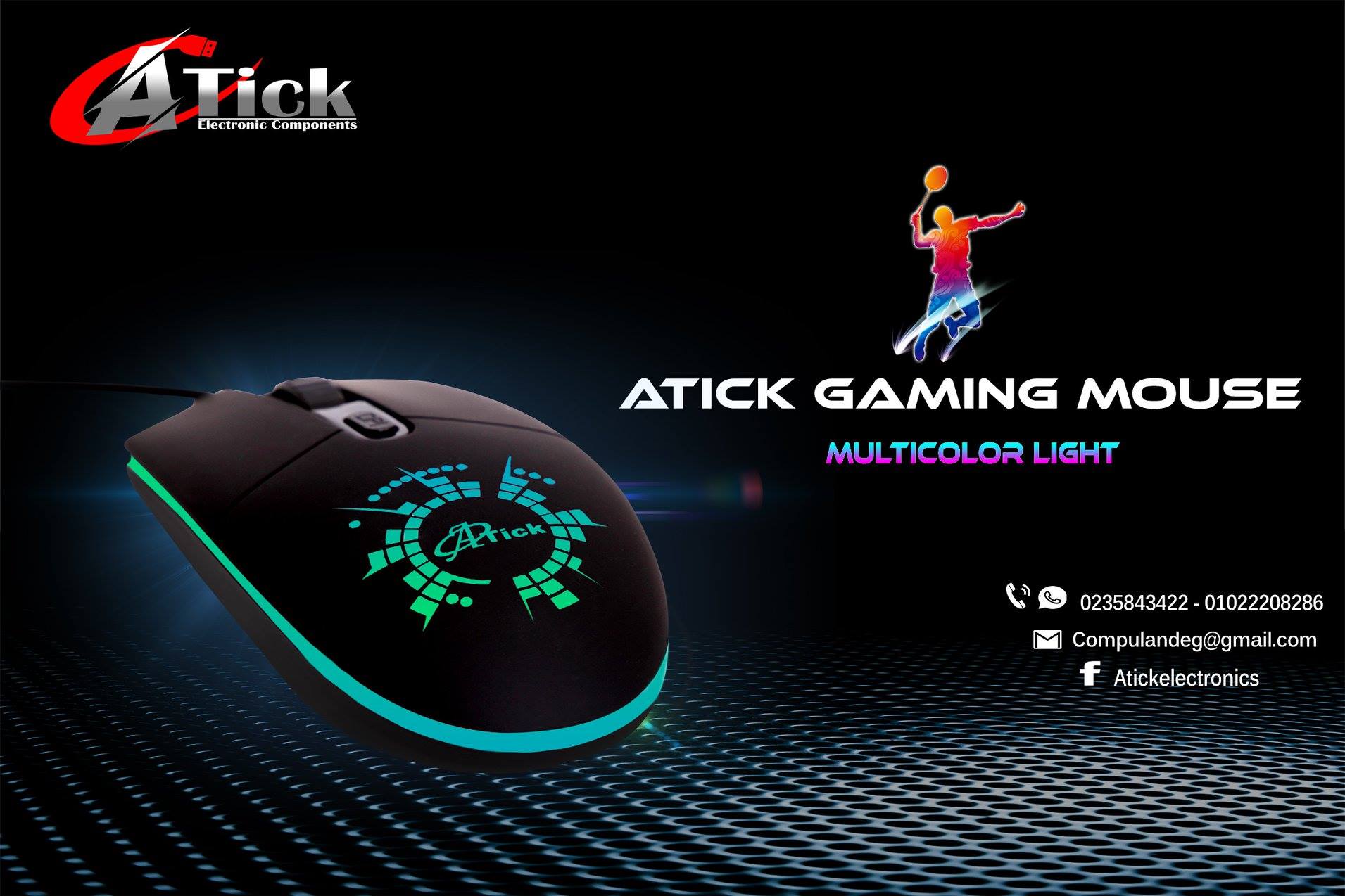 #ATick Gaming Mouse model: 2600 #DPI... - Atick Electronics | Facebook