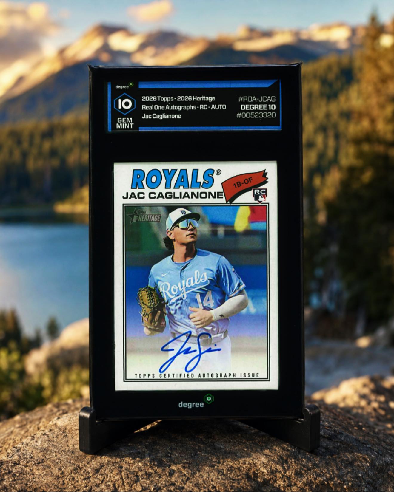 Jac Caglianone's 1991 Variation 1/1 Superfractor Autograph in