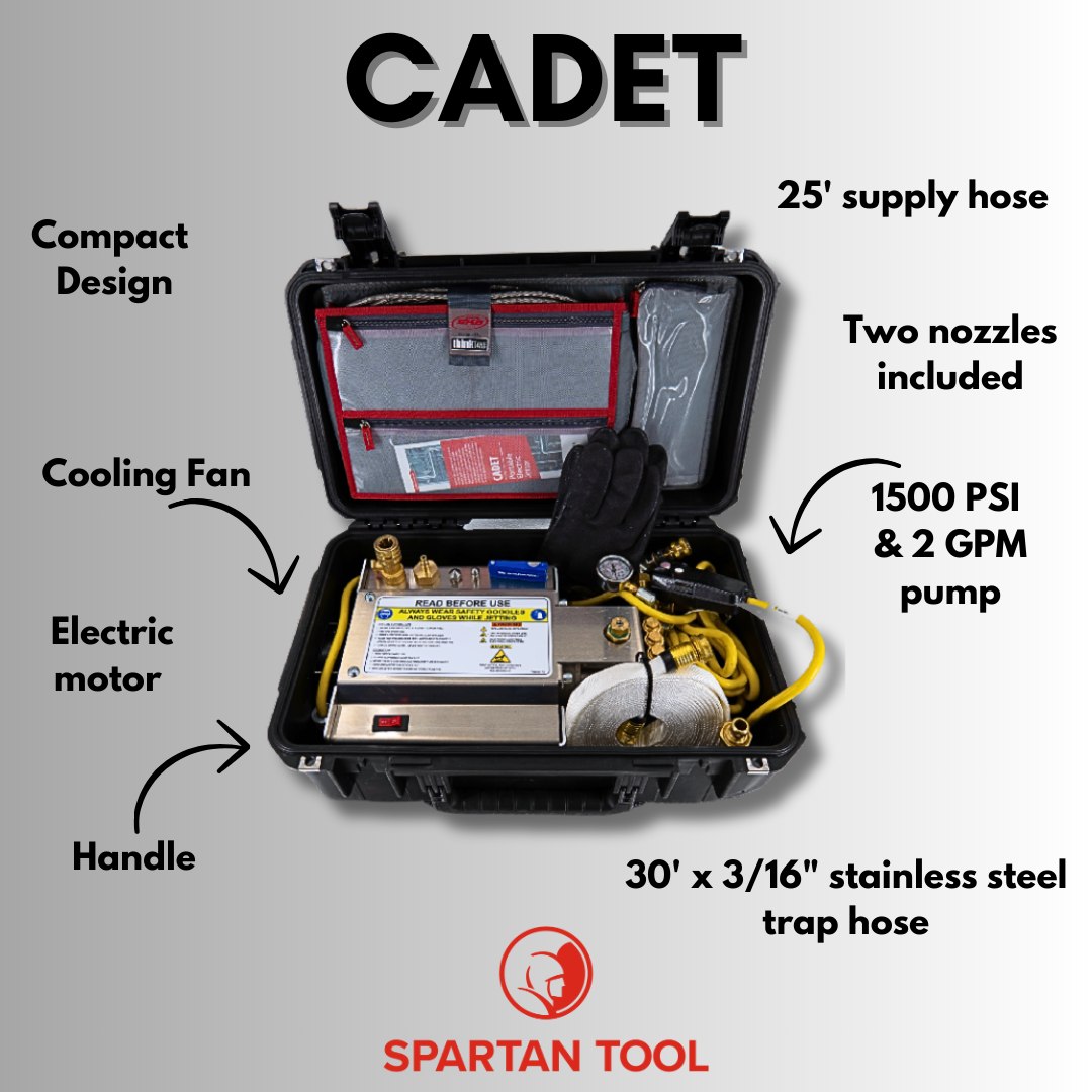 Spartan - Introducing the UPGRADED Cadet Portable Jetter from Spartan ...
