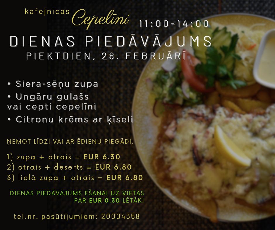 Cepelīni kafejnīca Liepājā | Liepaja