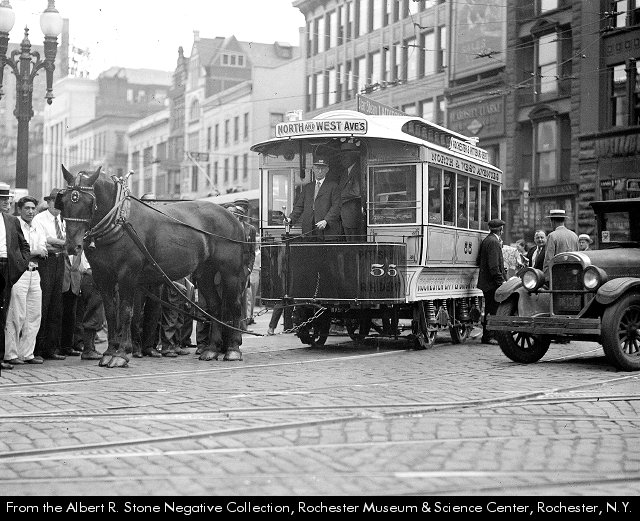 RTS - Check out this image of Trolley Car #55! Notice the headsign ...