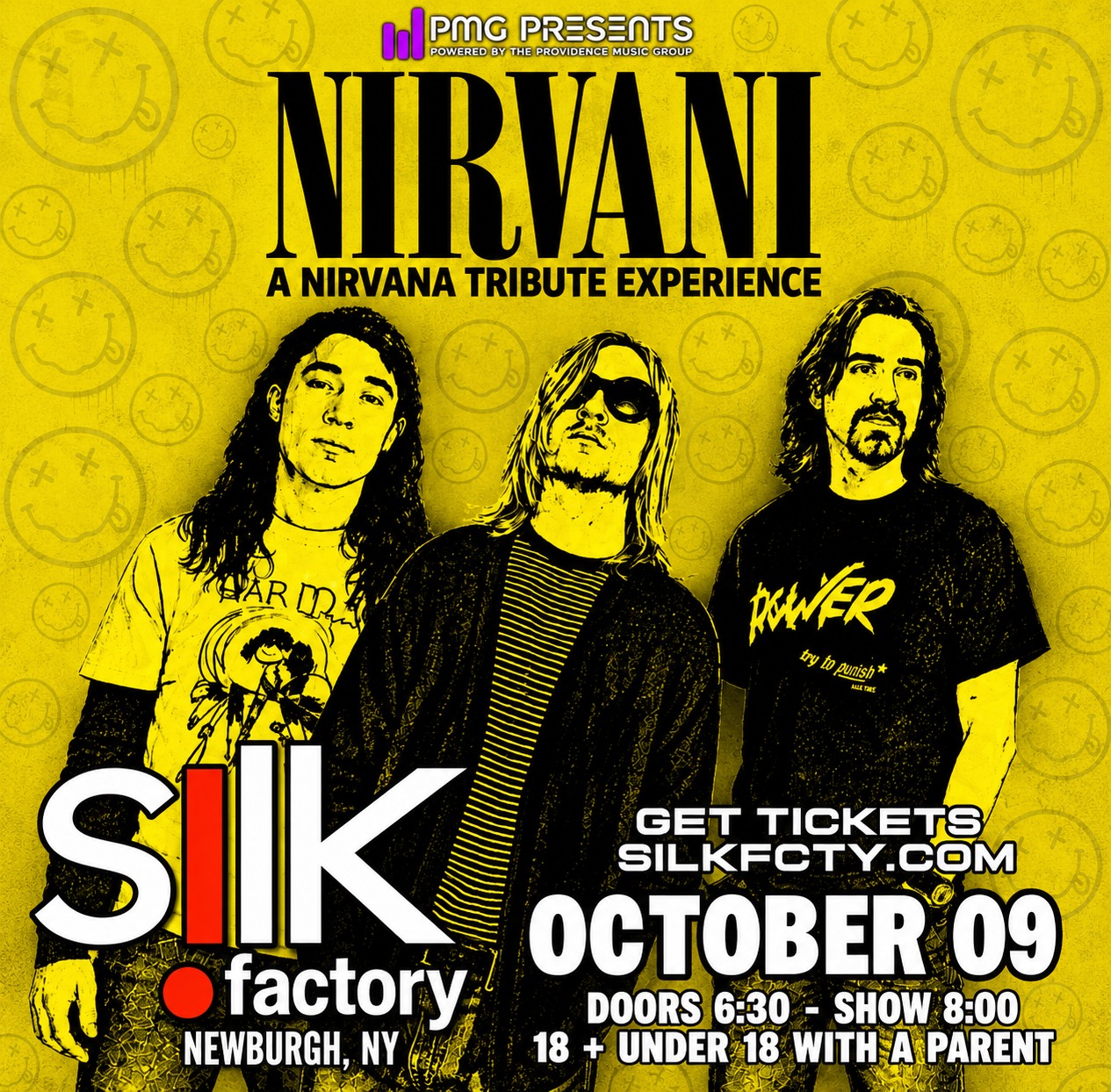 Nirvani: A Nirvana Tribute Experience at Silk Factory in Newburgh