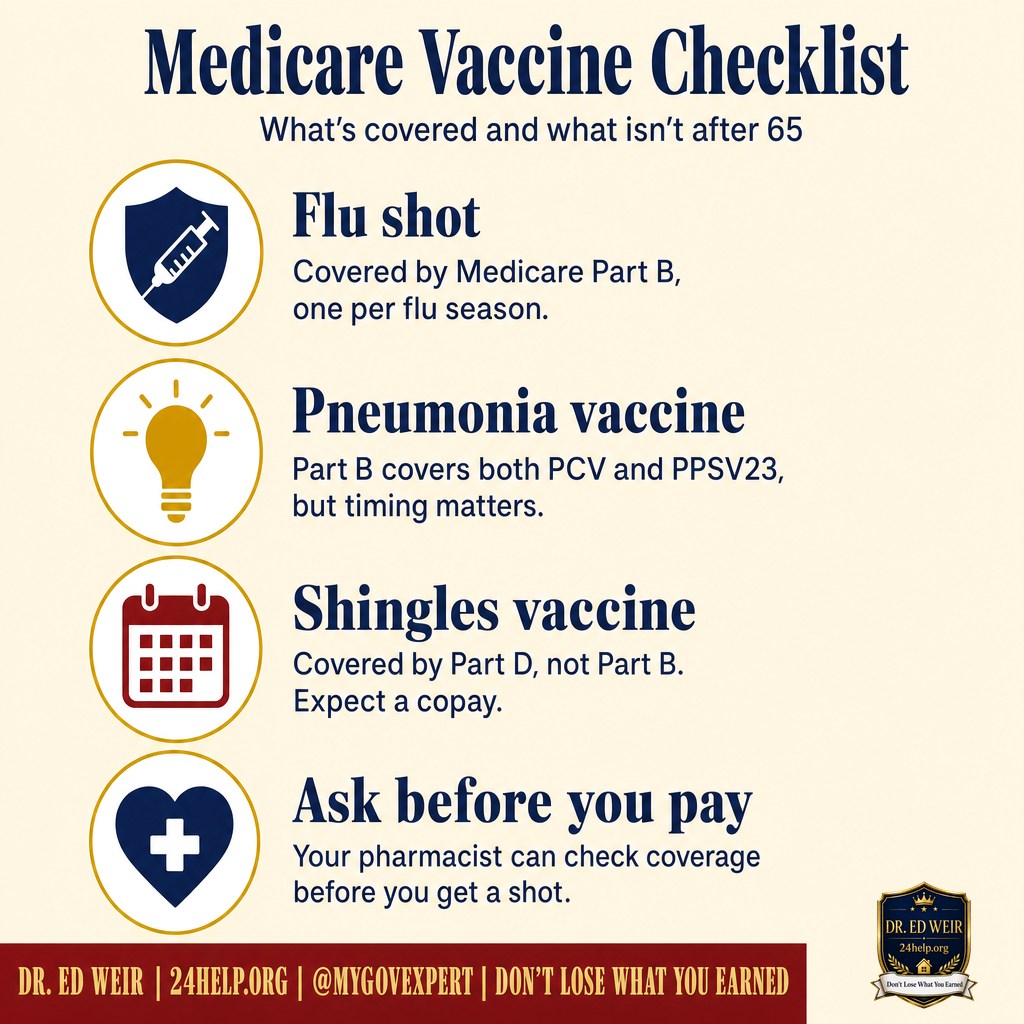 does medicare pay for vitamin b12 injections Which vaccines actually cover after 65? Here's the short answer: Part D covers most commercially available vaccines, and Part B covers flu, pneumonia, hepatitis B, and COVID-19. But there are AOD 9604 side effects: HomeKits Quantity:10 (1000mcg/1mL each)