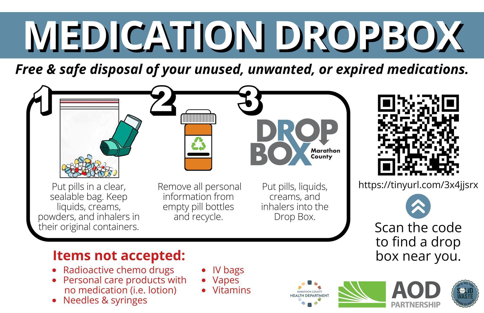 💊 Did you miss Drug... - Marathon County Health Department | Facebook
