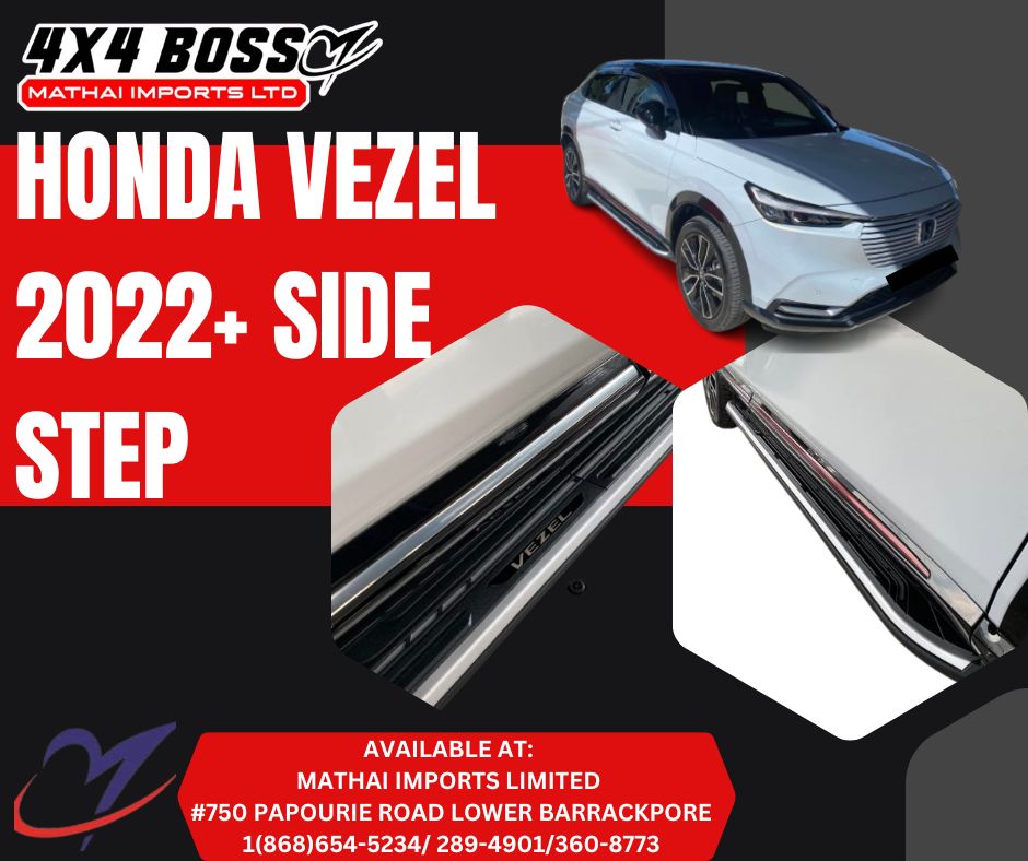 Mathai - HONDA VEZEL 2022+ SIDE STEP AVAILABLE AT MATHAI IMPORTS ...