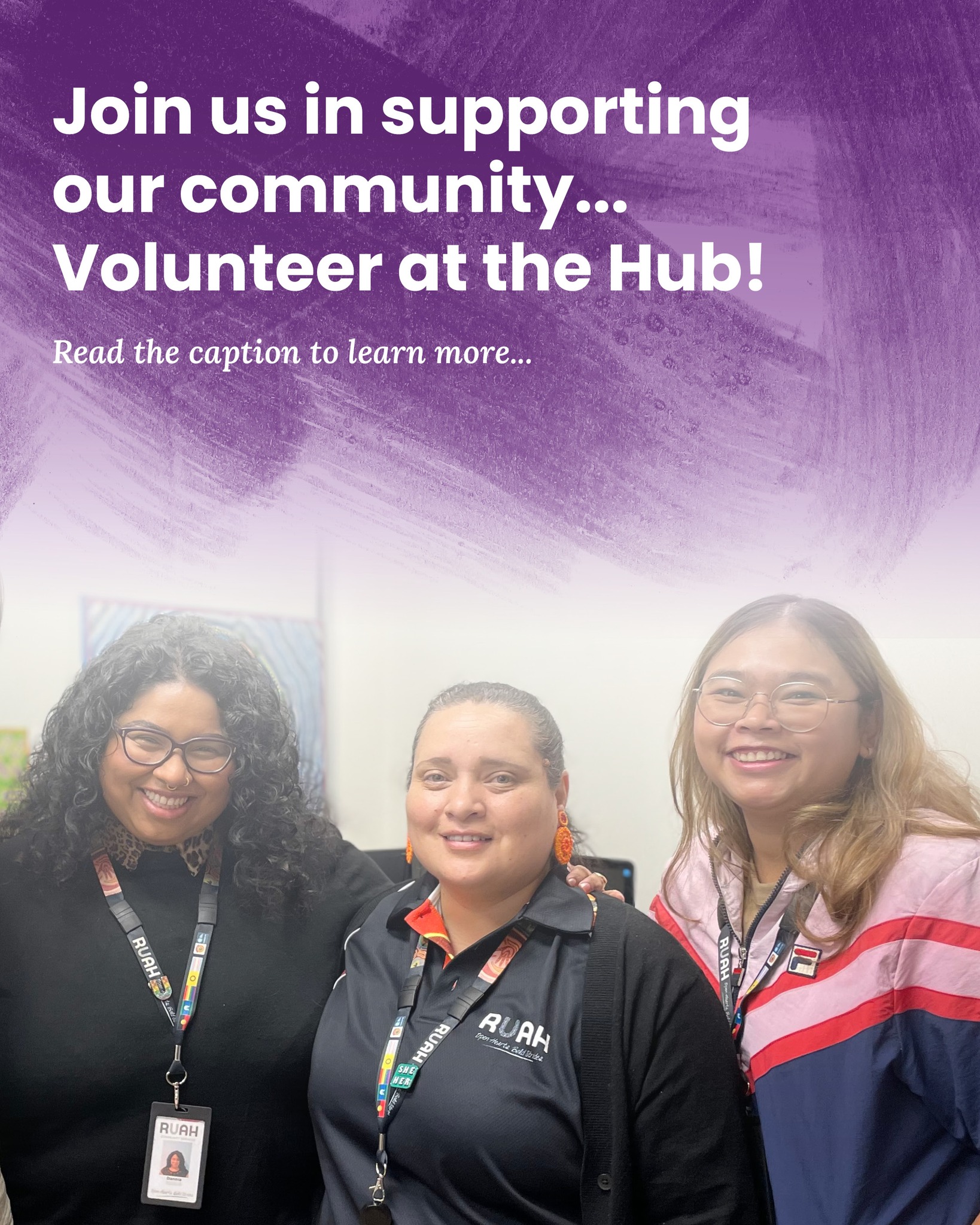 Ruah - 📢 Volunteer Opportunity at Ruah Engagement Hub!... | Facebook