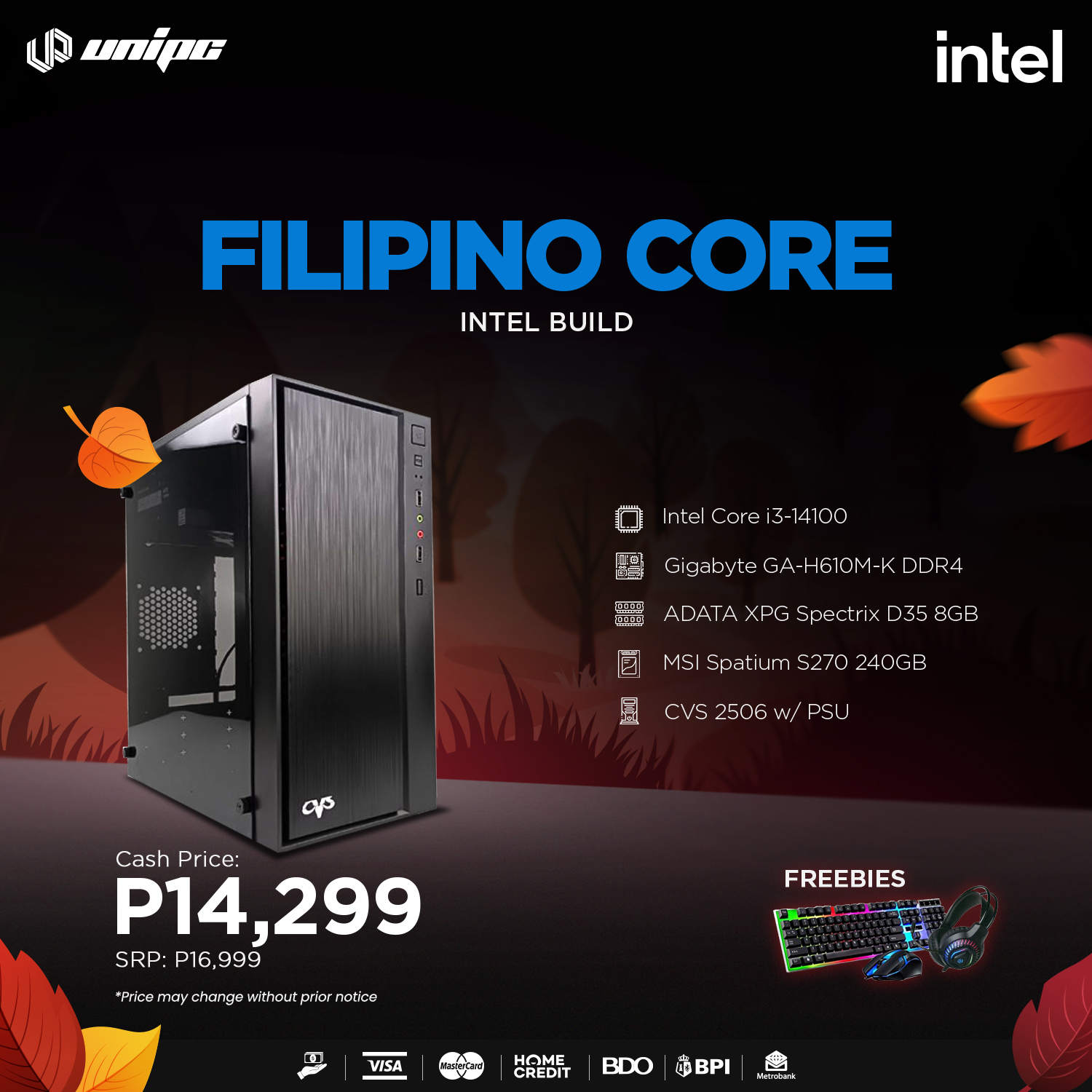 UniPC - Sulit build, Pinoy pride. Filipino Core Intel Build, power na ...