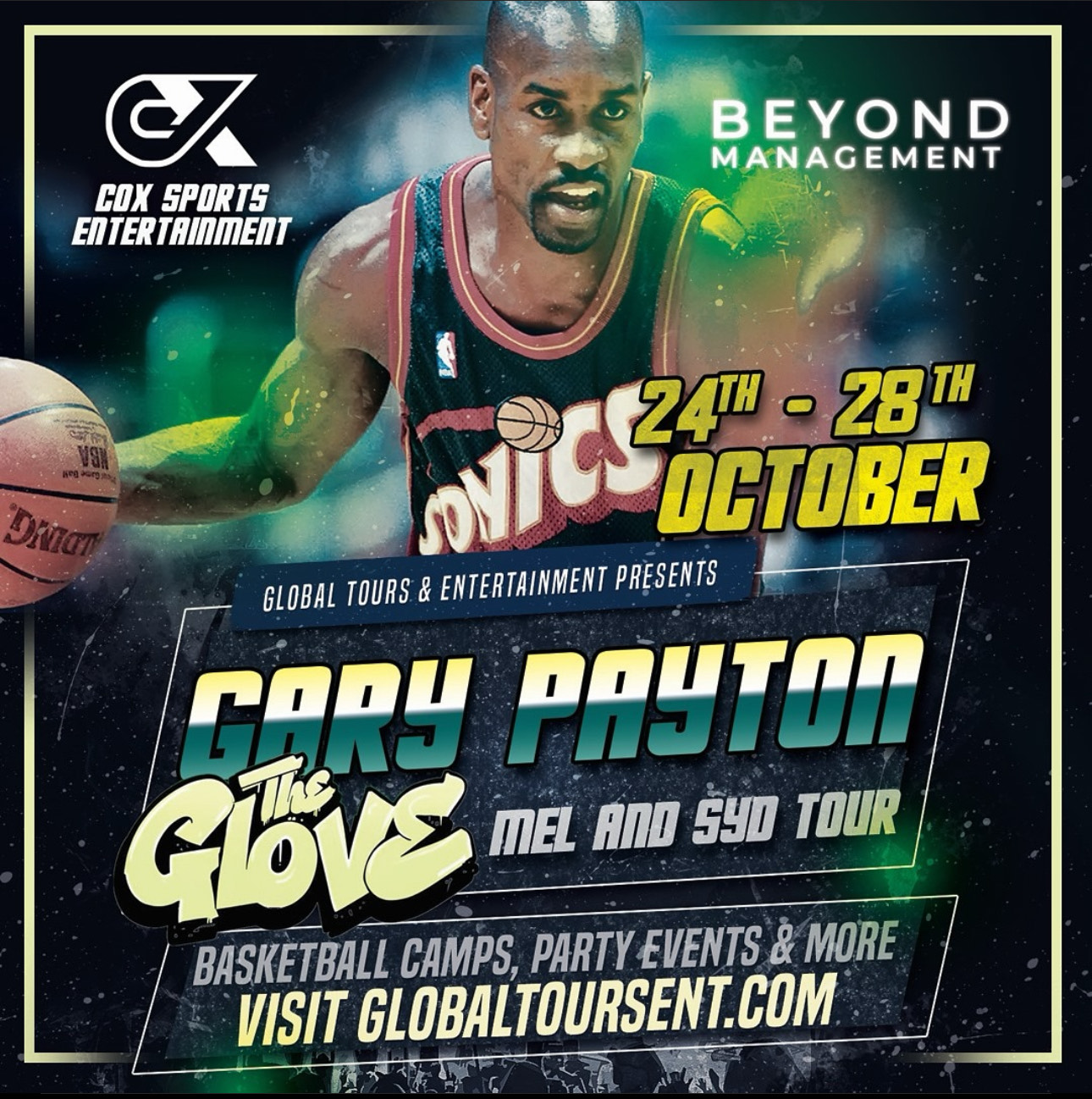 Basketball Fans- The Glove is appearing in New Jersey in 2025 