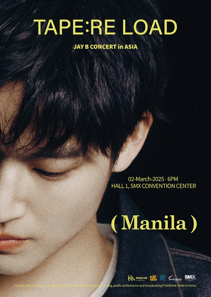 Jay B is coming back to Manila for 2025 JAYB CONCERT [TAPE: RELOAD