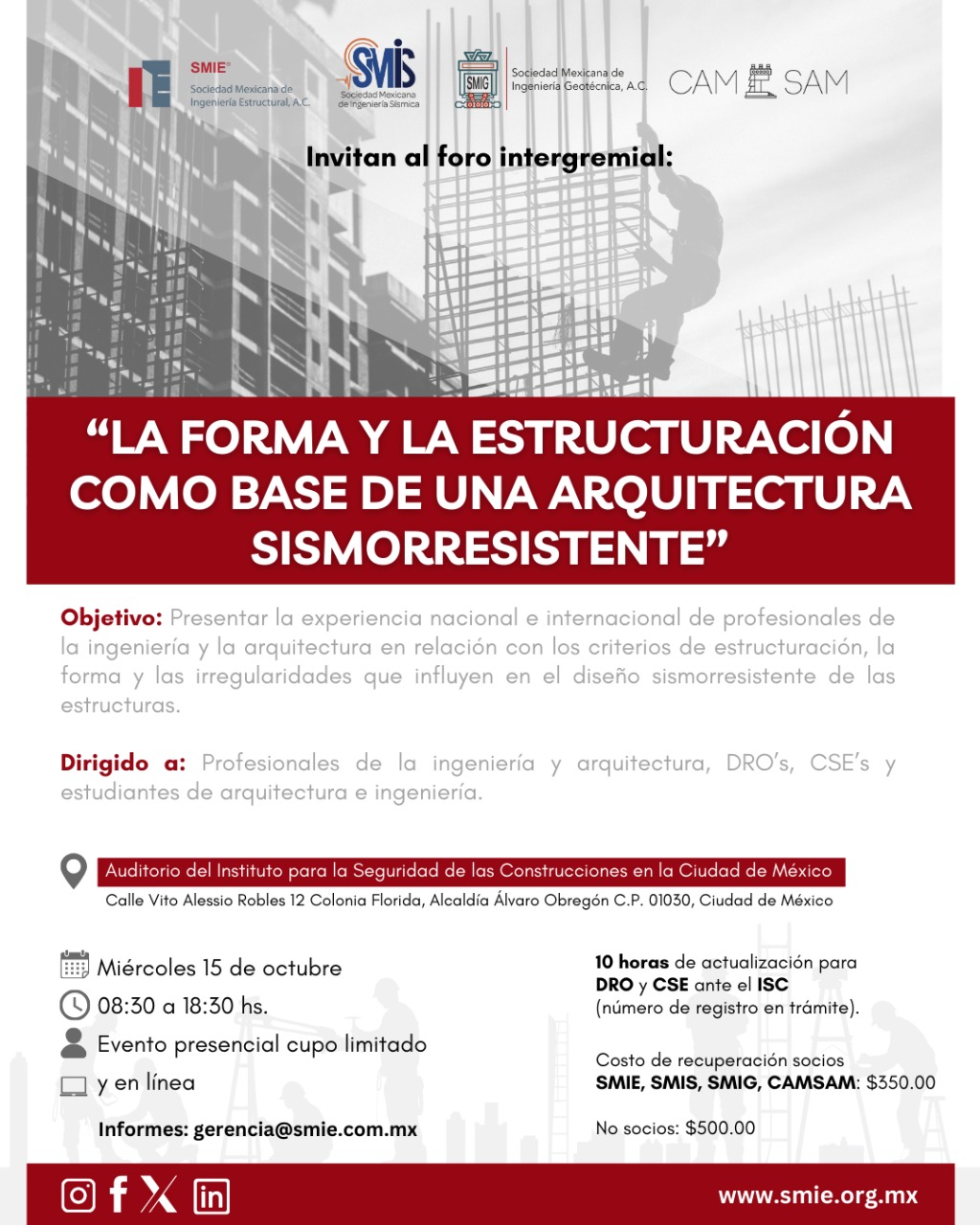 Sociedad - La Sociedad Mexicana de Ingeniería Geotécnica (SMIG), en