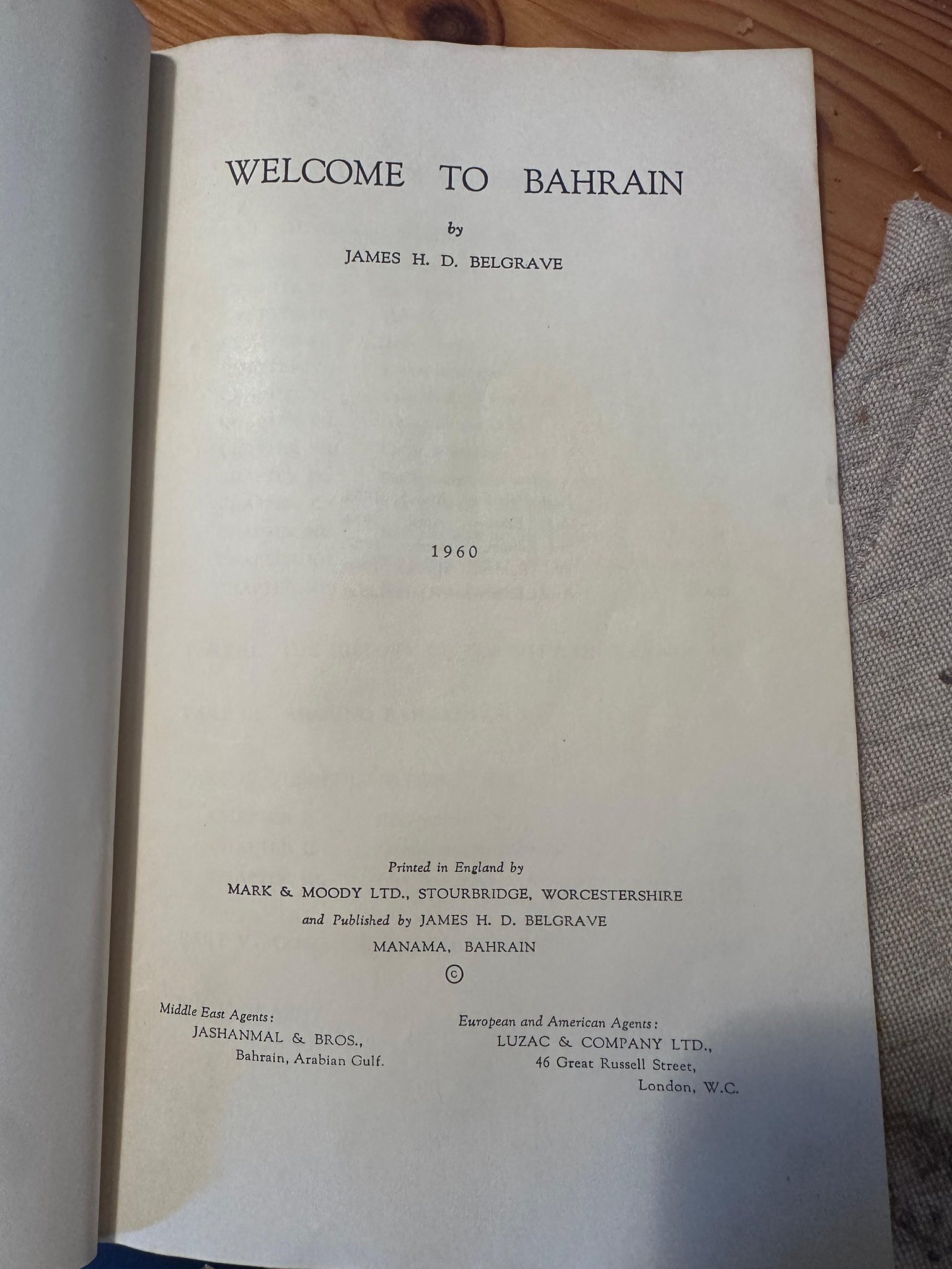 🇬🇧🇧🇭Found in a house in Cornwall, England - a 1960 edition of