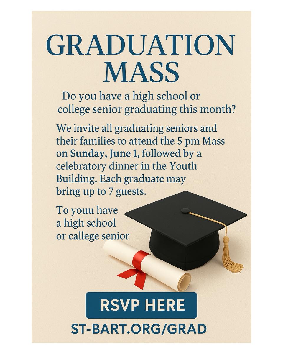 🎓 Graduating this year?... - St Bartholomew Catholic Church | Facebook