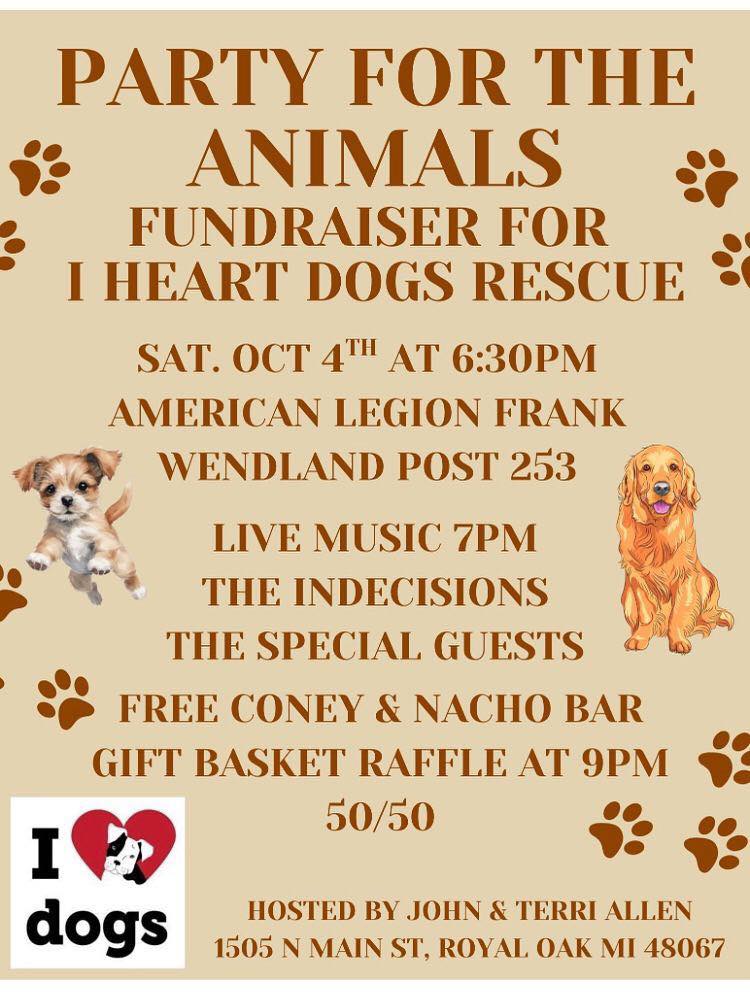 🐾 ️ Party for the... - I Heart Dogs Rescue and Animal Haven | Facebook