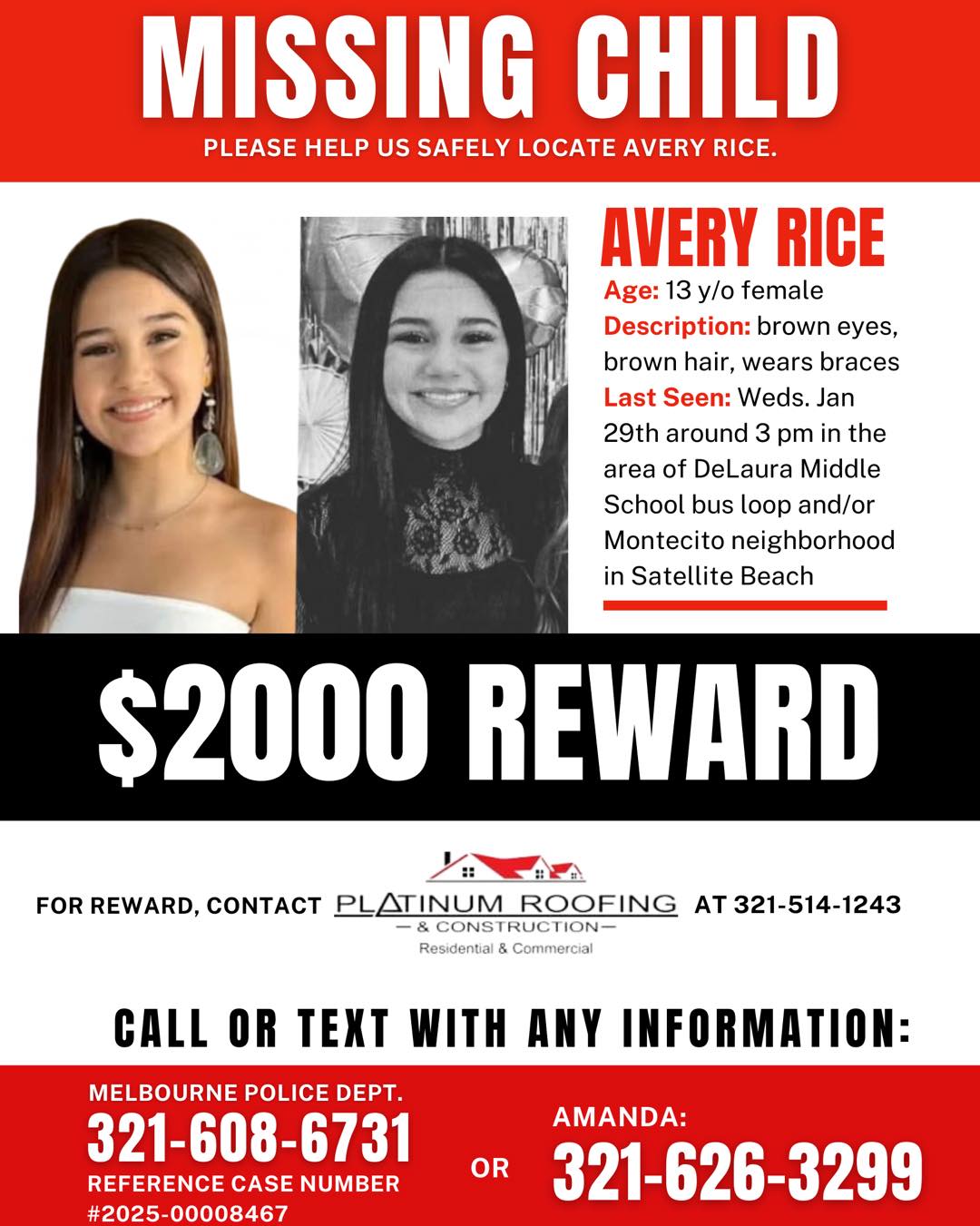 LOCAL BUSINESS OFFERS REWARD 🚨... - The Space Coast Rocket | Facebook