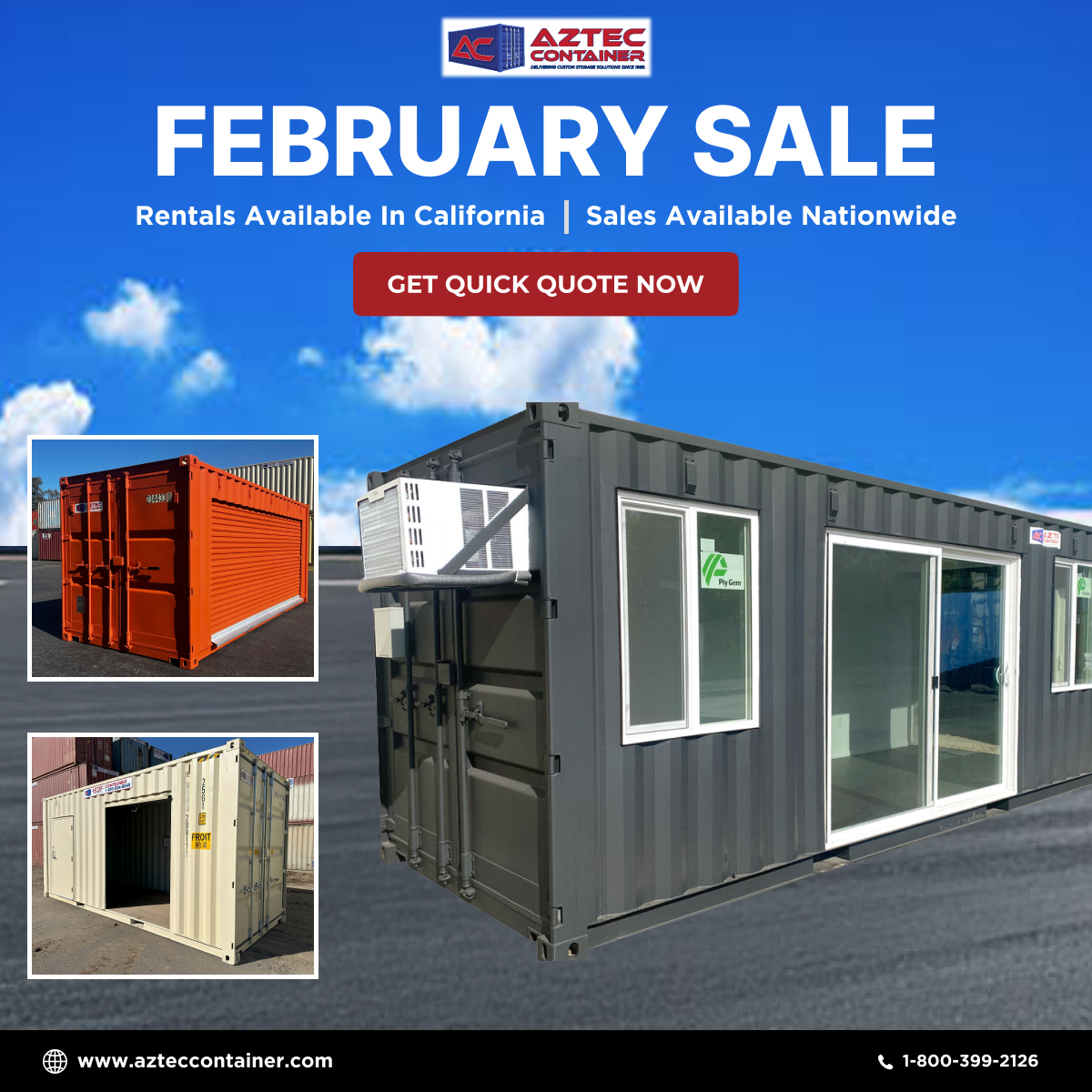 Aztec Container - 🚛 February Special: Shipping Container... | Facebook