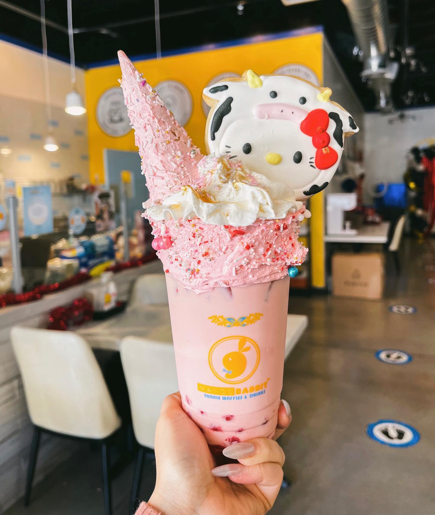 Who’s in the MOO-d for a Hello Kitty... - Mango Rabbit Boba
