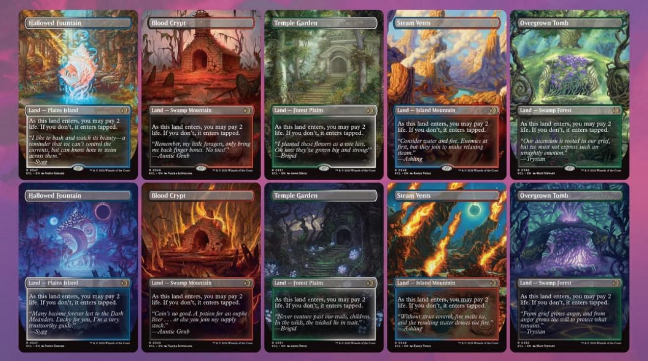 ローウィン　ショックランド　MTG セット How much will Shocklands change Standard? 🤔 #MTGLorwyn