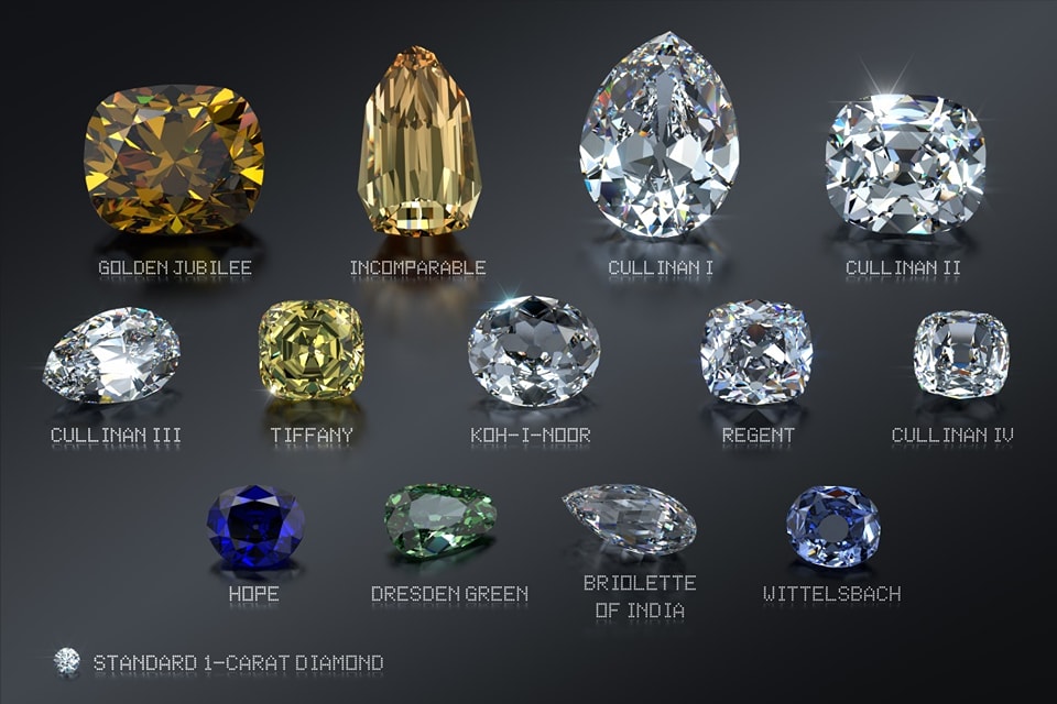 盗難された仏の国宝掲載DIAMONDS A CENTURY OF SPECTA THE WORLD'S MOST FAMOUS DIAMONDS 💎
