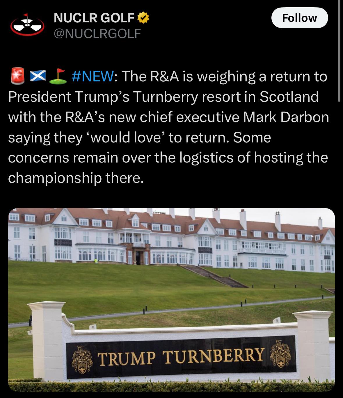 The Open back at Turnberry? 😮 #golftalk - Your Golf Travel | Facebook