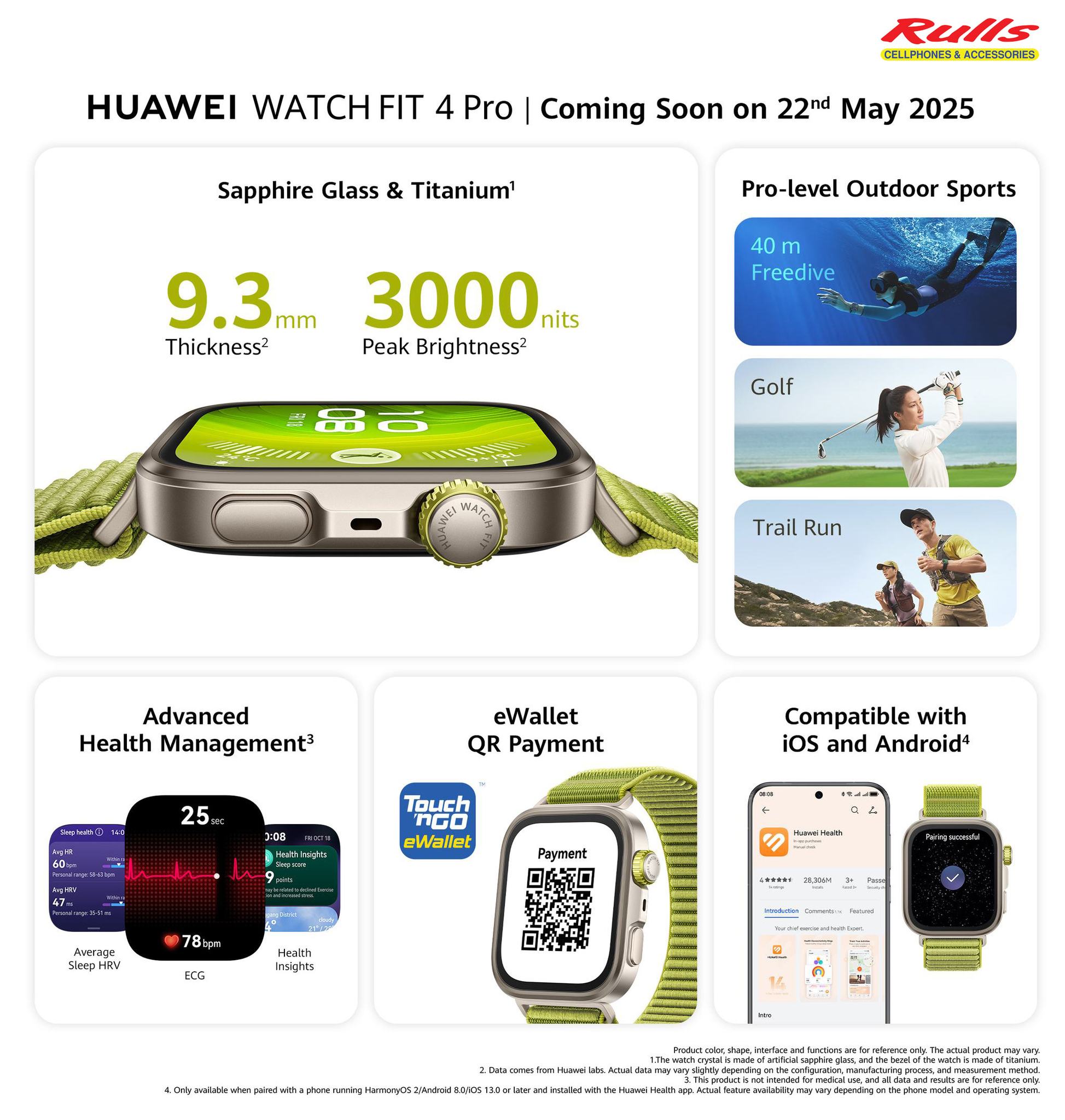RULLS PH - Why the HUAWEI WATCH FIT 4 Pro deserves a spot... | Facebook
