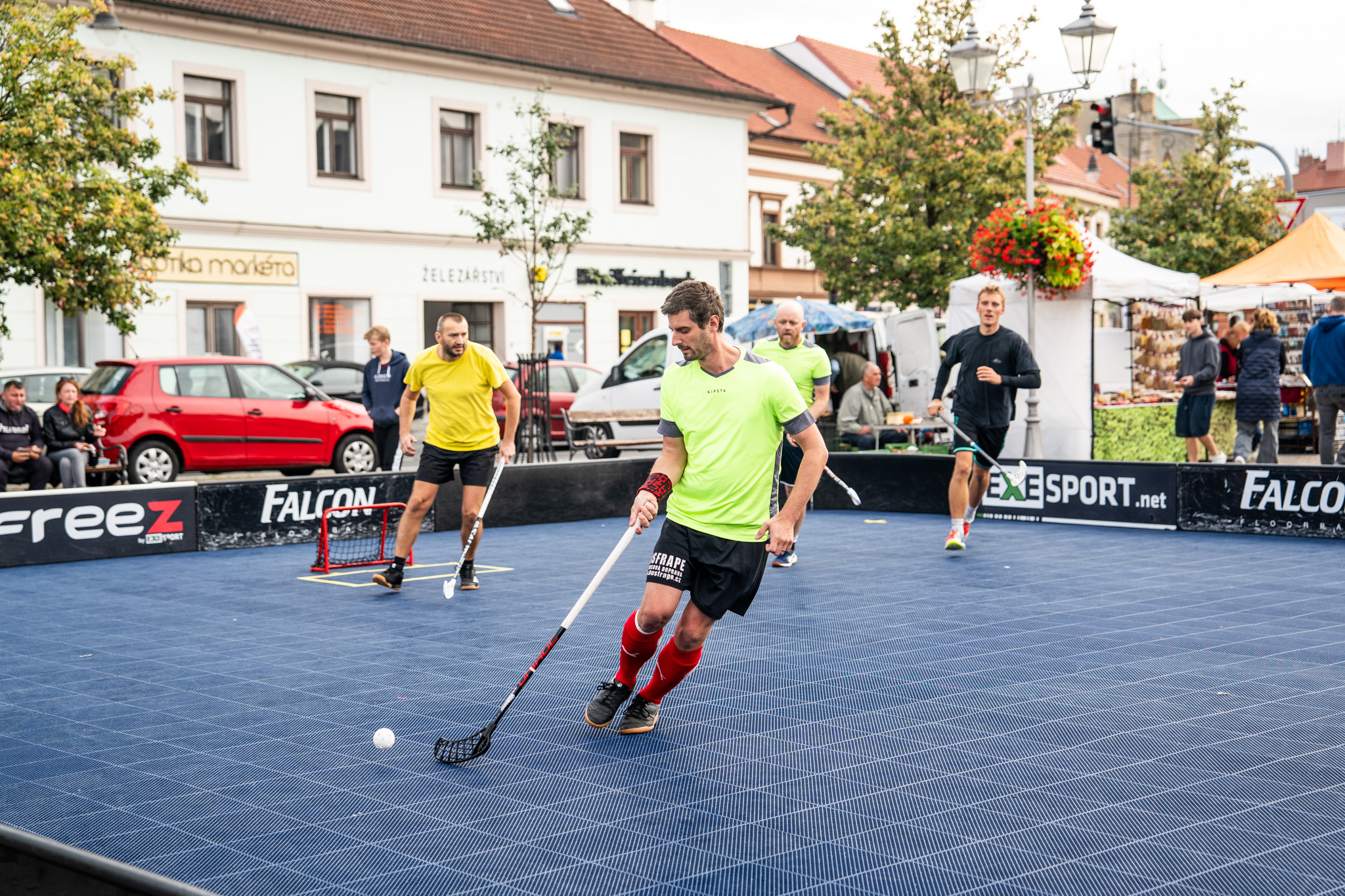 Street florbal na brandýském náměstí | Brandýs nad Labem-Stará Boleslav
