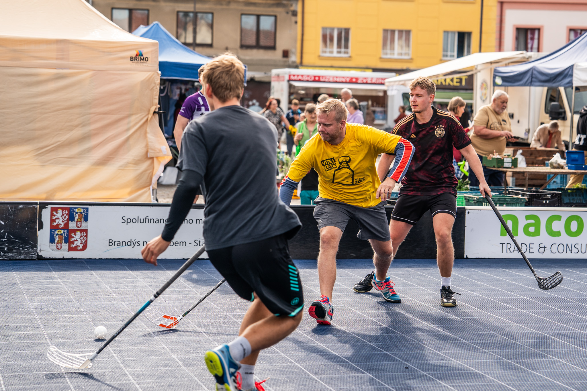 Street florbal na brandýském náměstí | Brandýs nad Labem-Stará Boleslav
