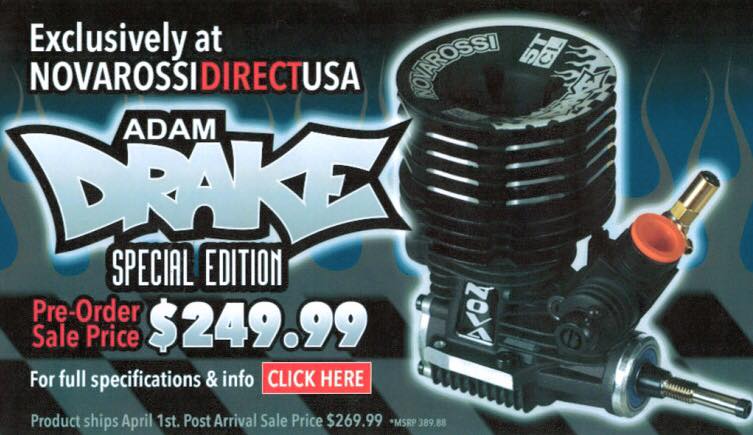 Novarossi / Drake Special Edition .21 engine. www.novarossidirect.com