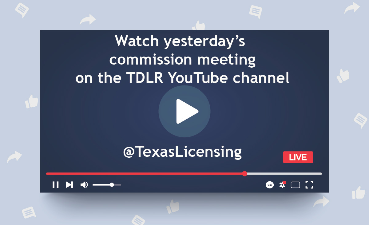 Texas Dept. of Licensing and Regulation - TDLR | Austin TX