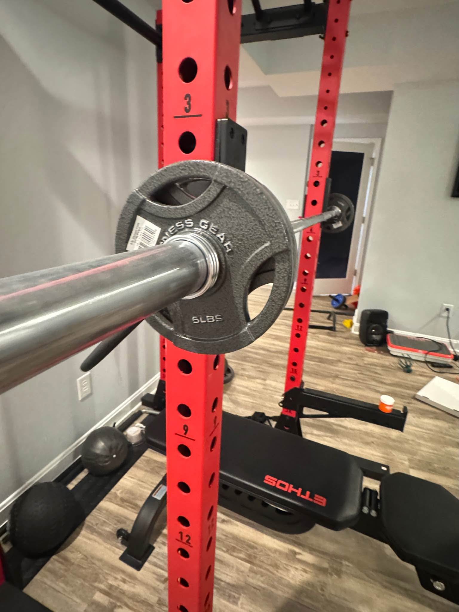Ethos Apex Power Rack with Utility Bench and Weights - Weight Lifting ...