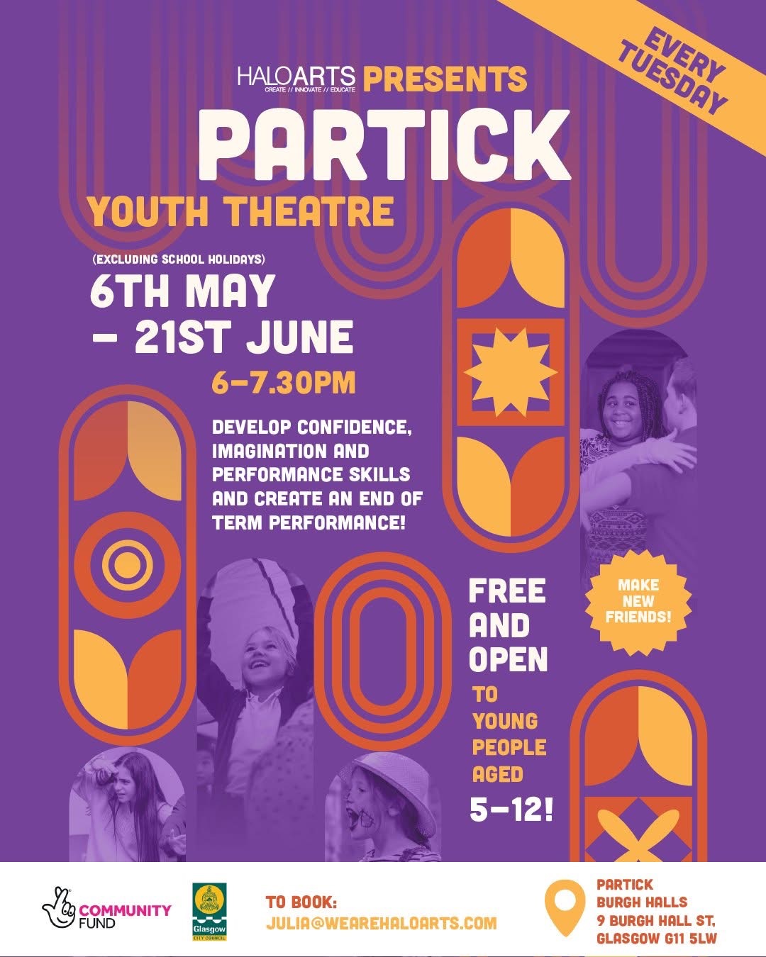 Partick - Partick Youth Theatre's new term kicks off again after the ...