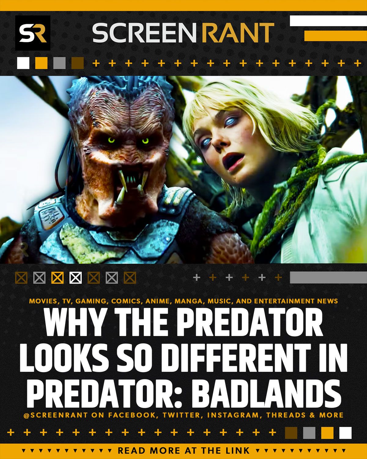 Screen Rant - The new Predator: Badlands trailer provided... | Facebook