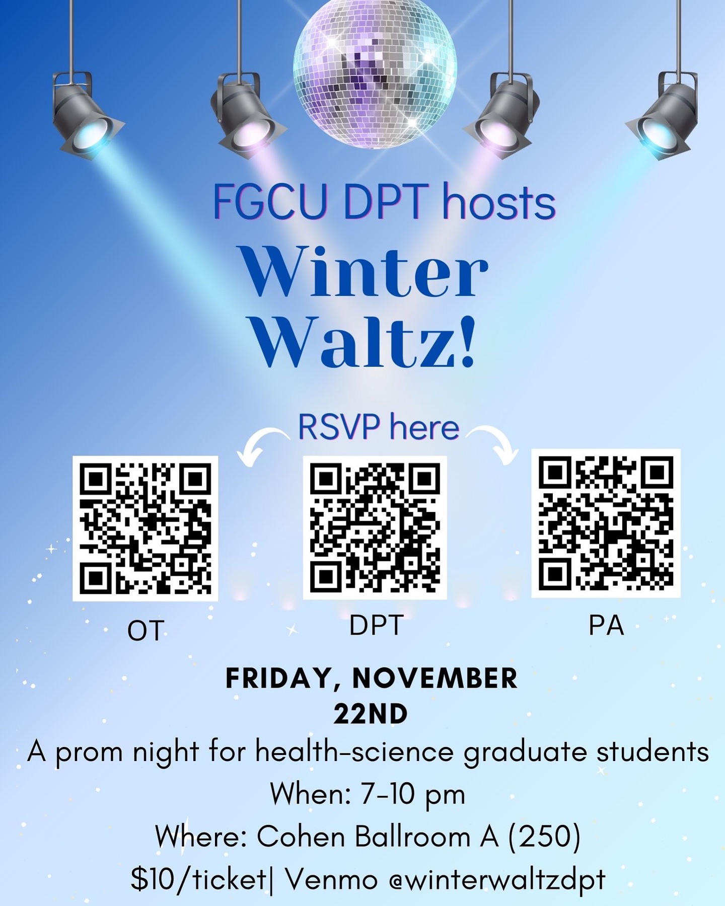 Let’s get this party started! 💃🏻 DPT Class of 2025 is hosting a prom as ...