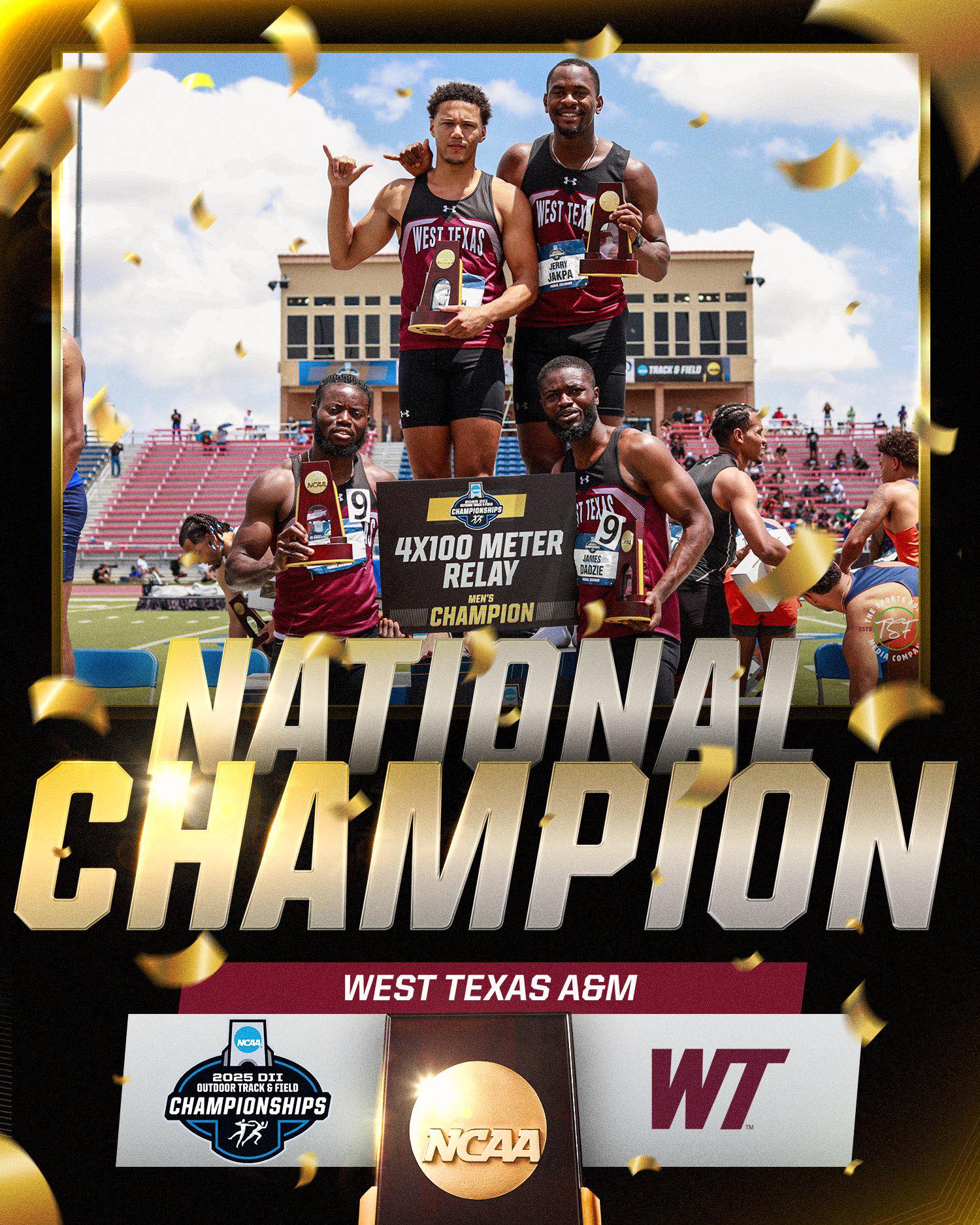 Clint Brakebill - The Men’s 4x100 team of West Texas A&M... | Facebook