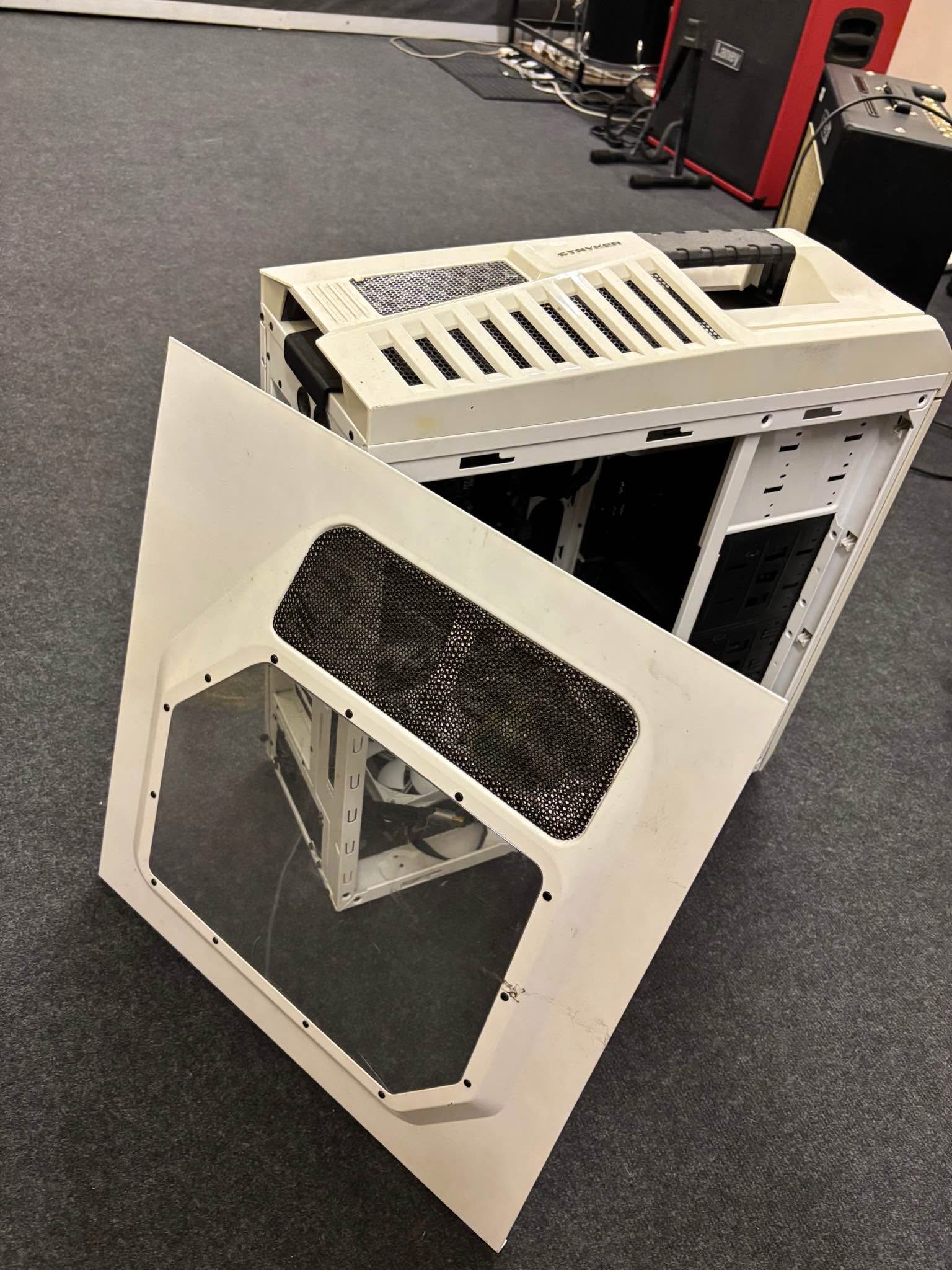 Stryker gaming PC shell (old motherboard still attached) - Motherboards ...