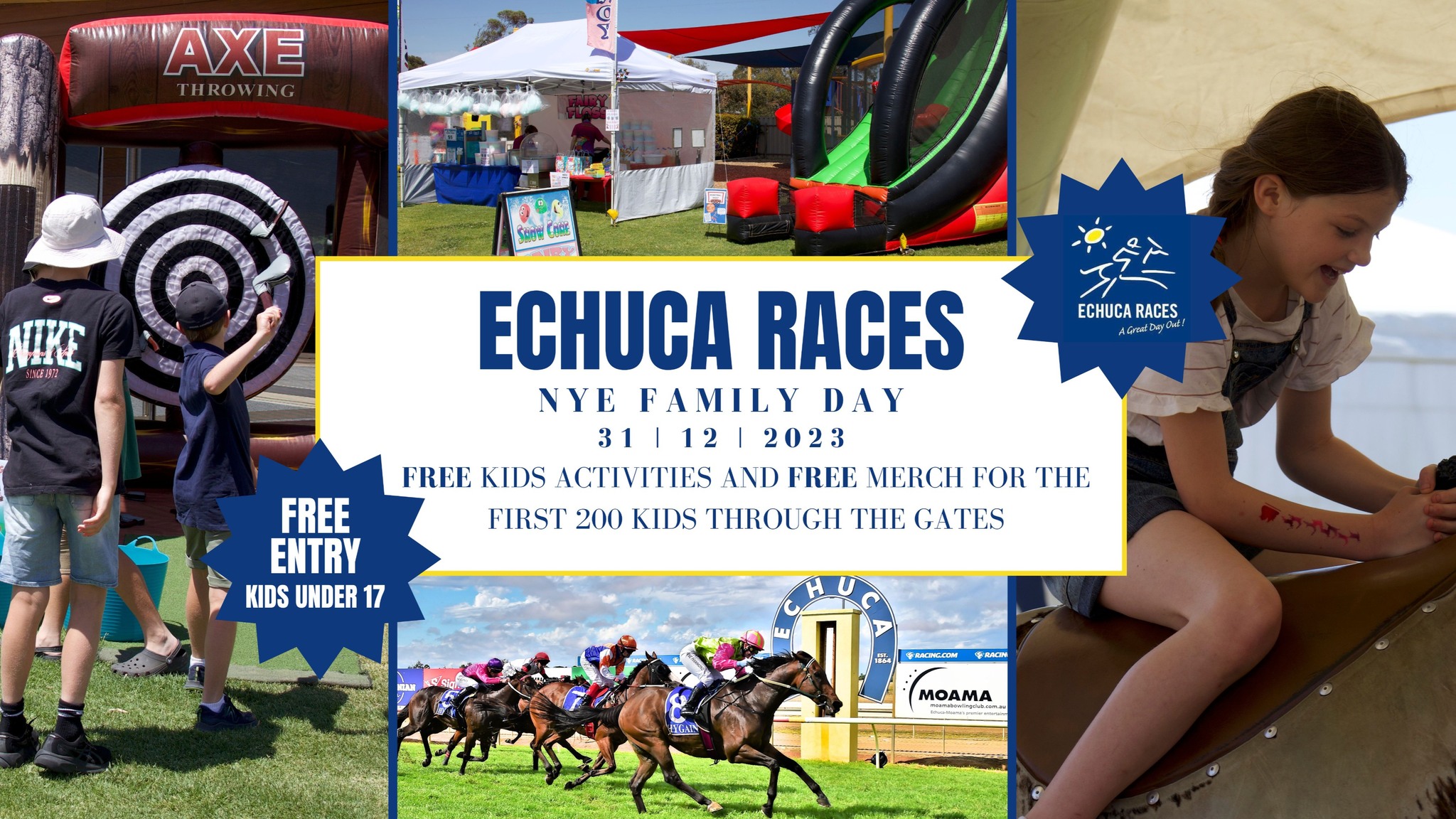 Our NYE Family Day Out is set to be a... - Echuca Racing Club