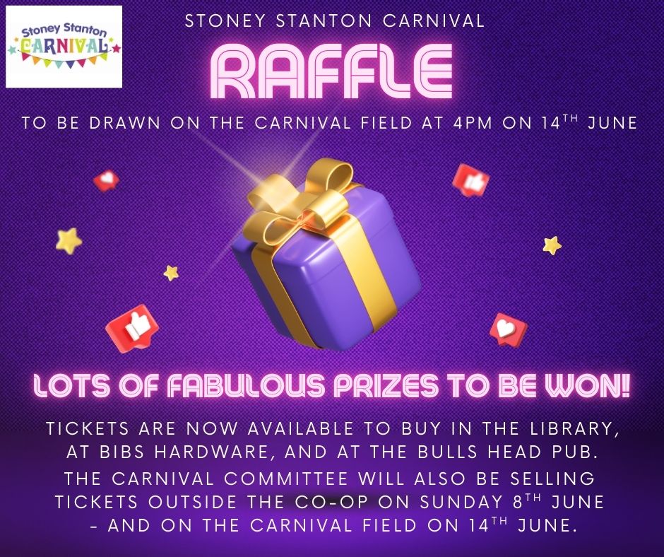 Stoney - 🧡💛 Carnival Raffle Tickets are now available!!🎉 We have lots ...