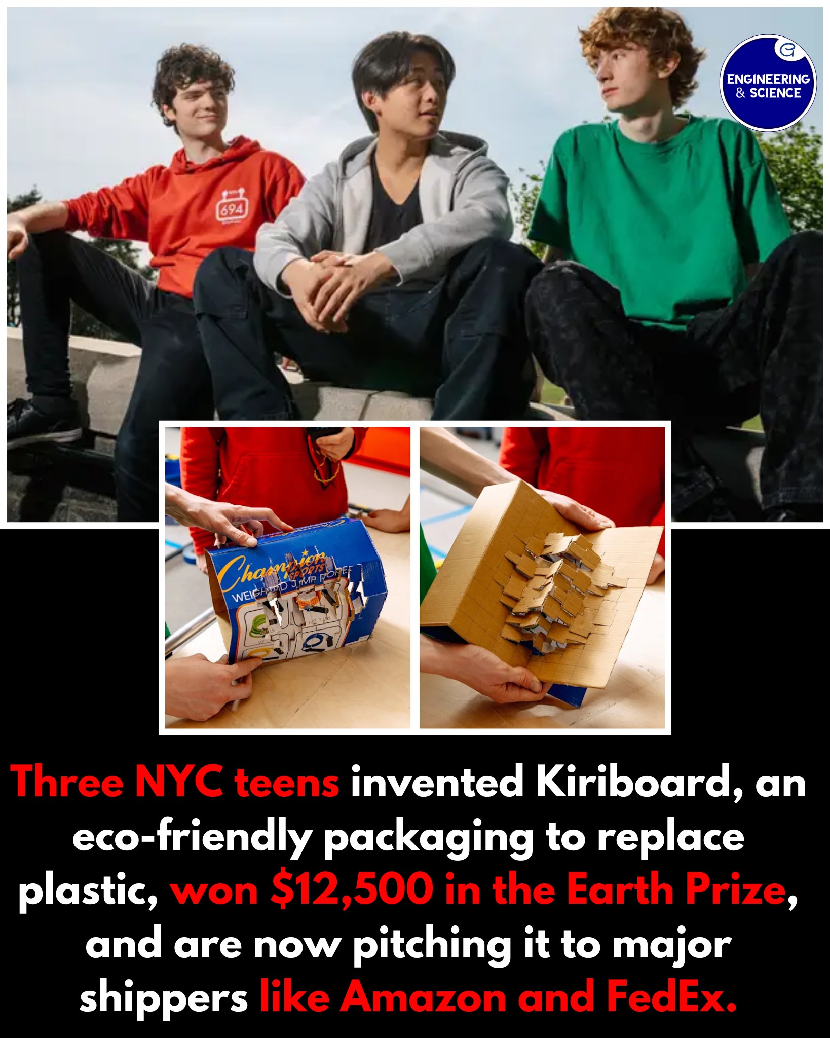 Engineering - In New York City, three bright high-school students — Zhi ...