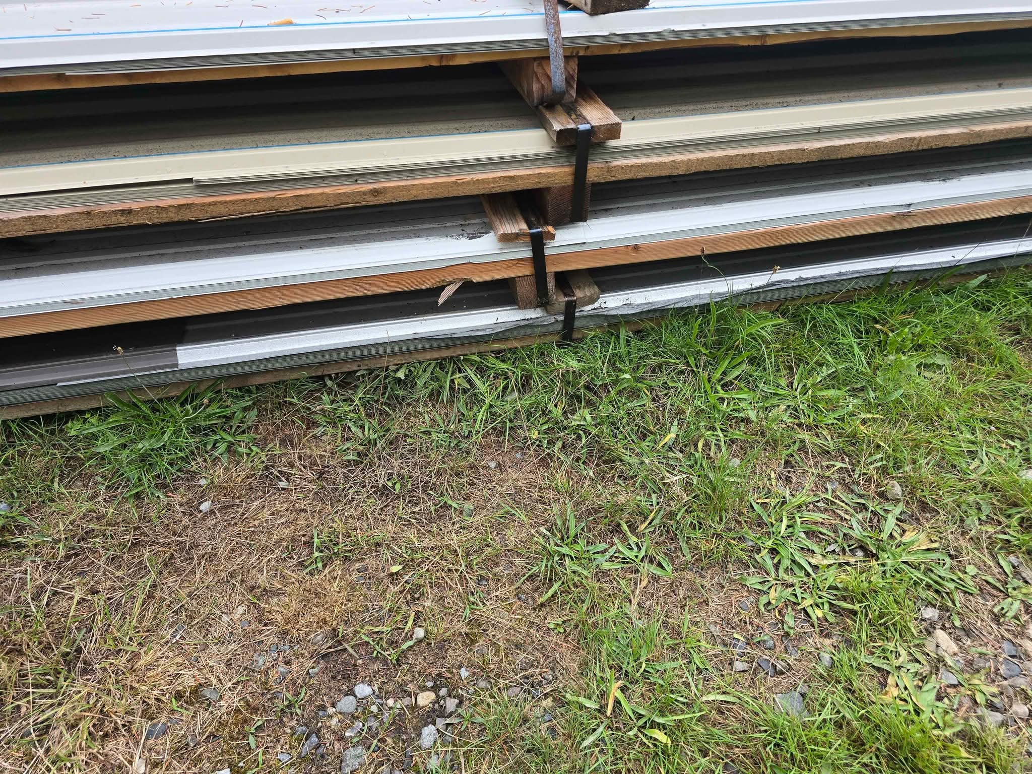 24 ft matte black delta rib roofing or siding - Fencing - Covington ...