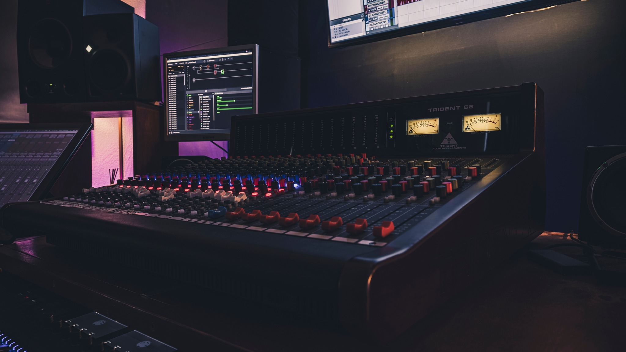 Trident - Series 68 analog consoles deliver tons of features without ...