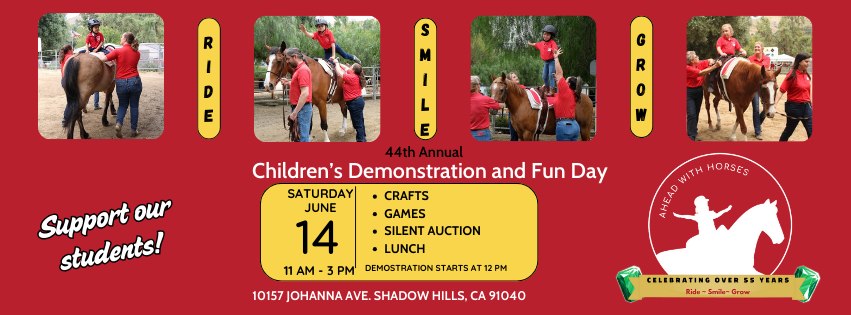 AHEAD With Horses 44th Annual Children’s Demonstration and Fun Day