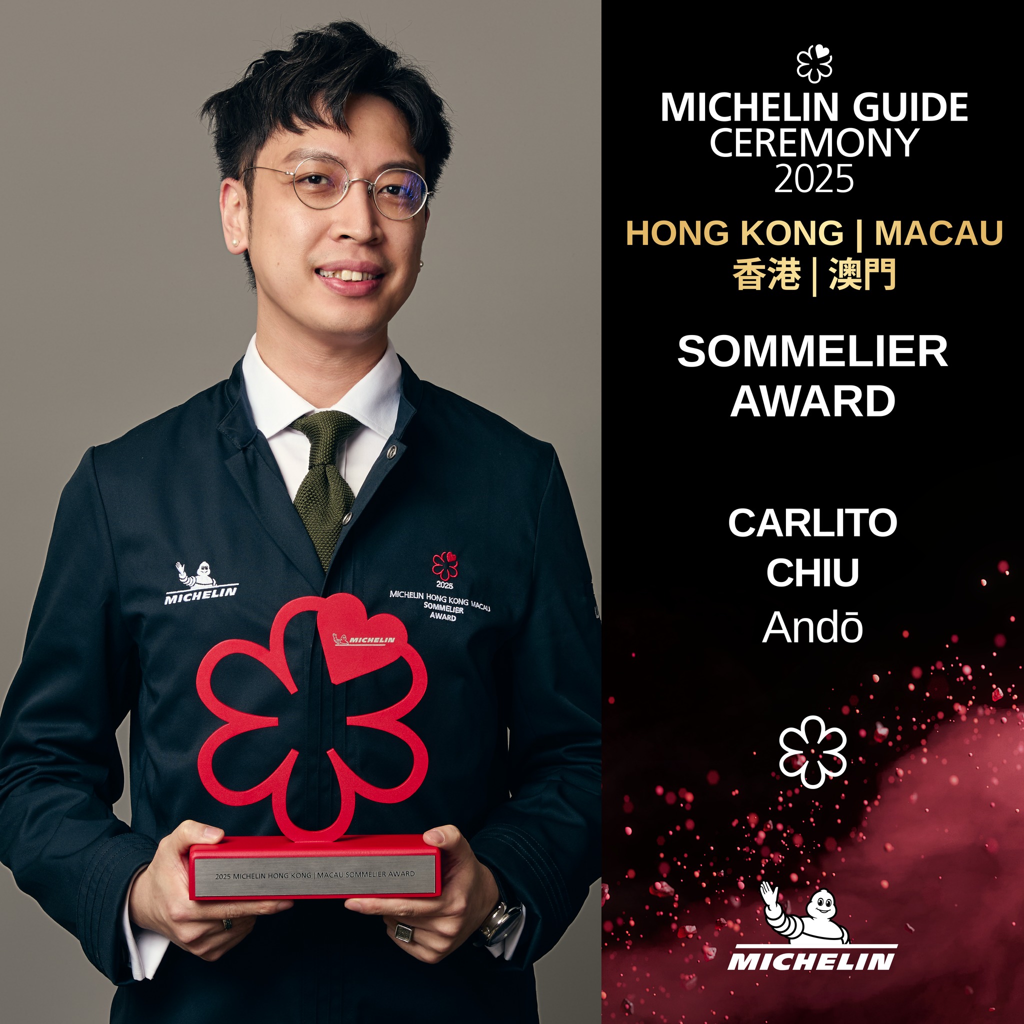 CONGRATULATIONS to Frankie, Sui Wan Wong, from Ankôma (MICHELIN 