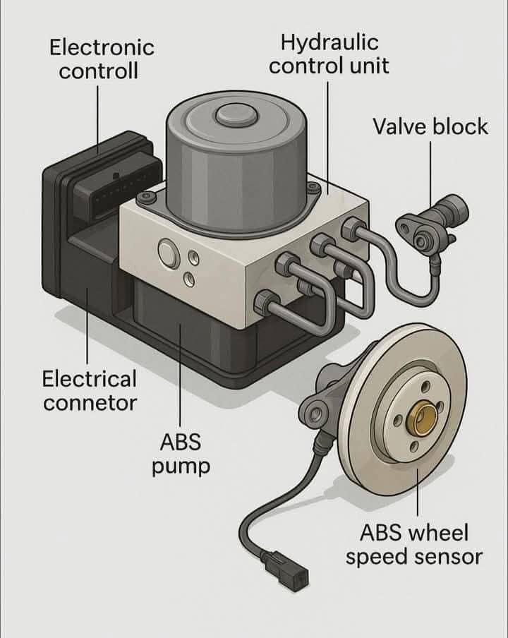 Pacific - The image illustrates the key components of a disc brake ...