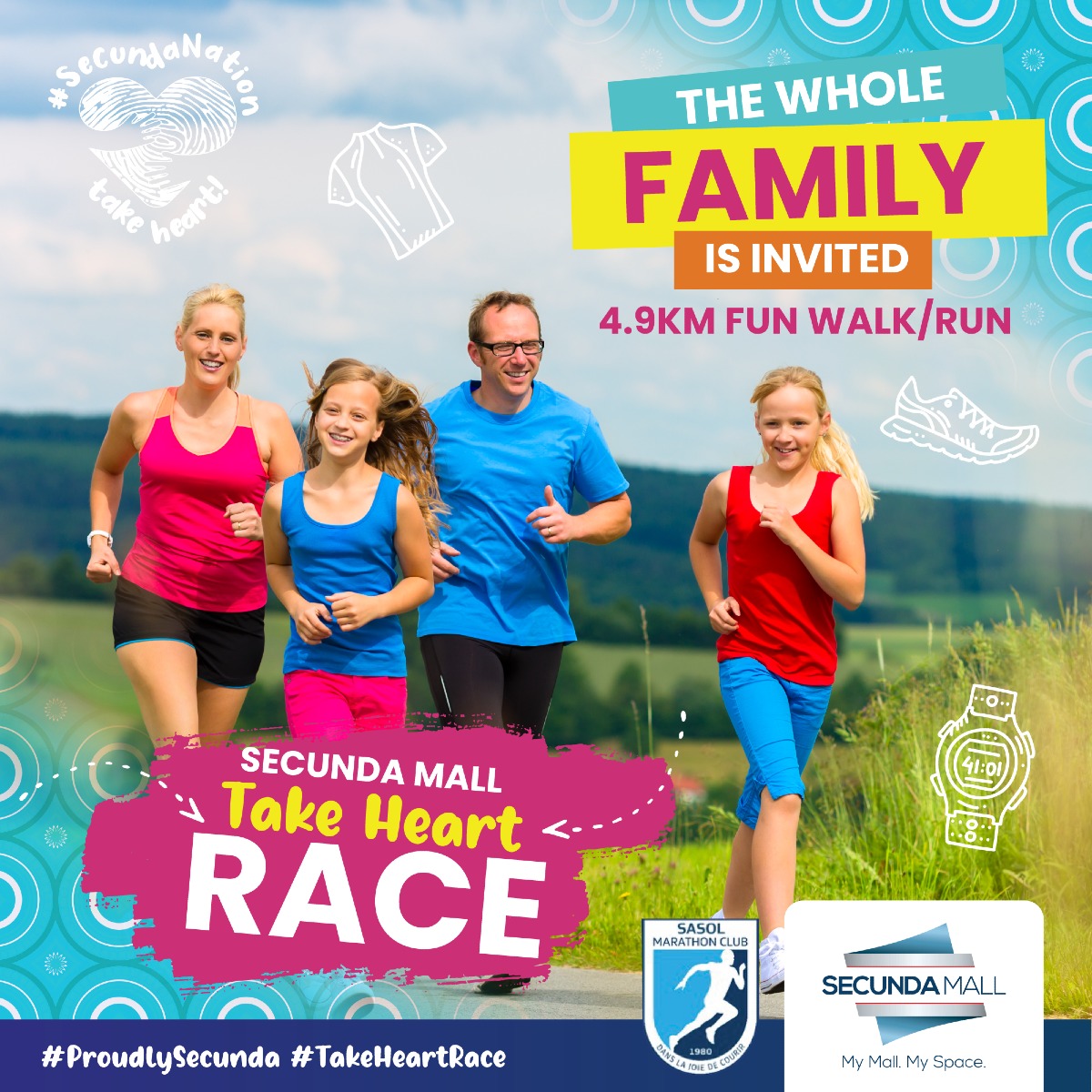 Secunda - 💙 Gather the whole family for our 4.9 KM Fun Walk/Run. Entry ...