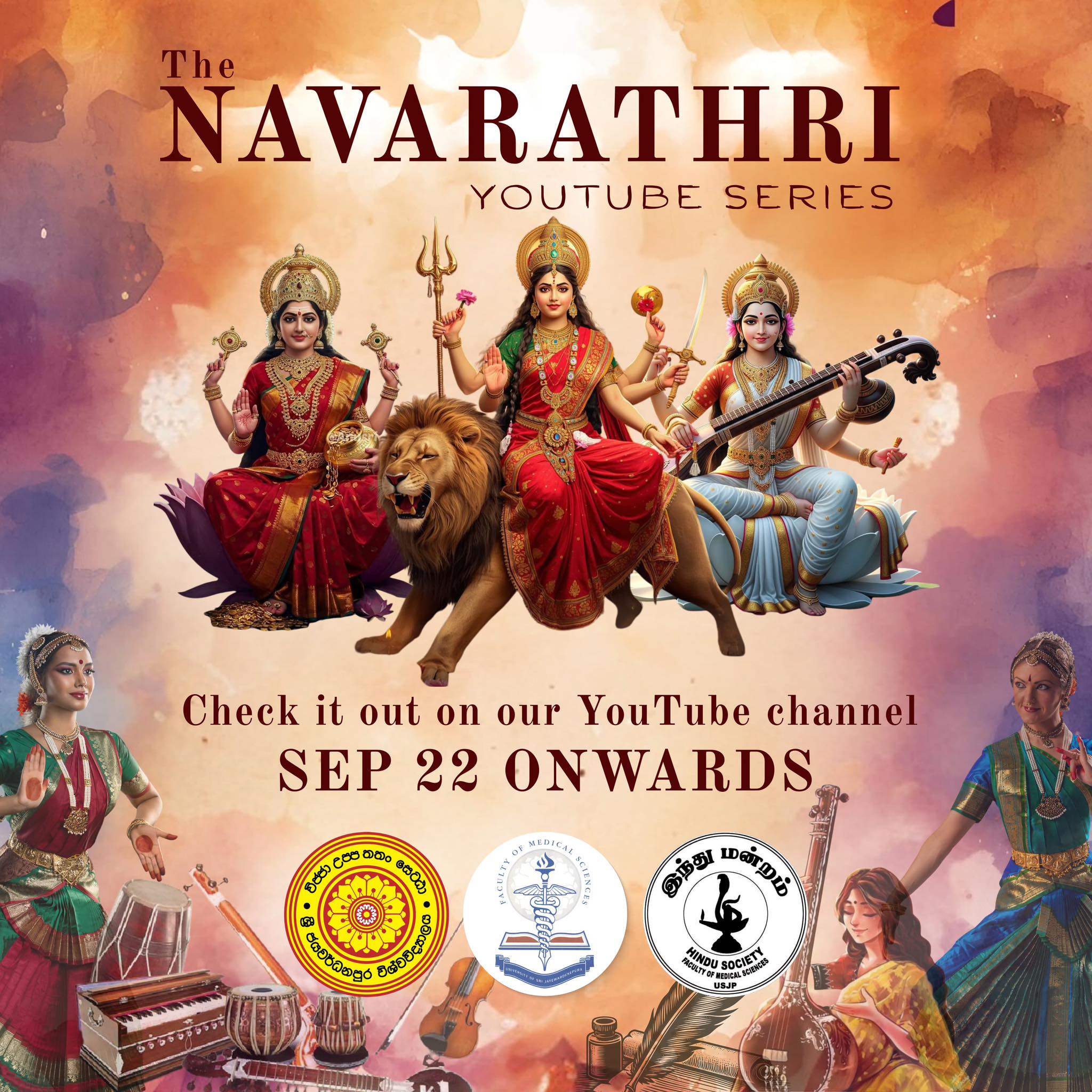 Hindu - 🌸 Navarathri is the nine nights of devotion, dance, and divine ...
