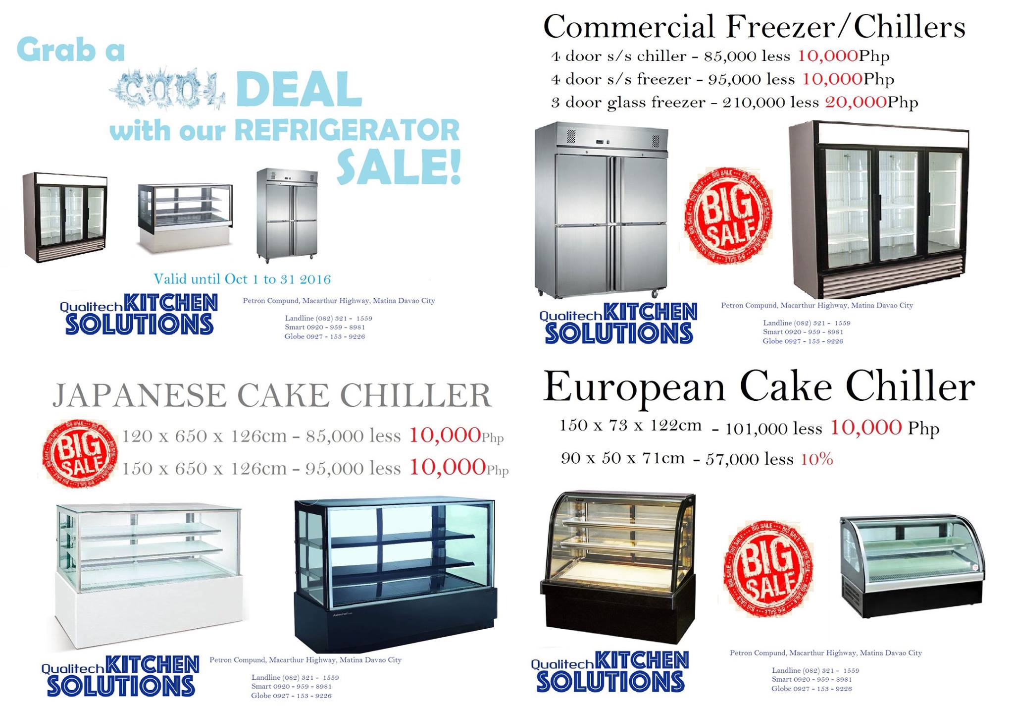Qualitech Kitchen Solutions - Equipment | Davao City