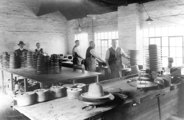 The town of Atherstone was a centre for hat making/millinery since ...